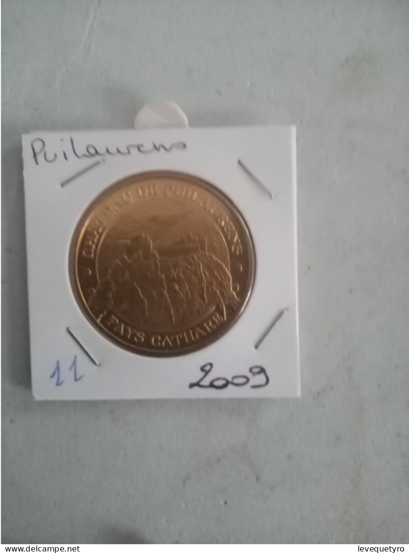 Médaille Touristique Monnaie De Paris 11 Puilaurens  2009 - 2009