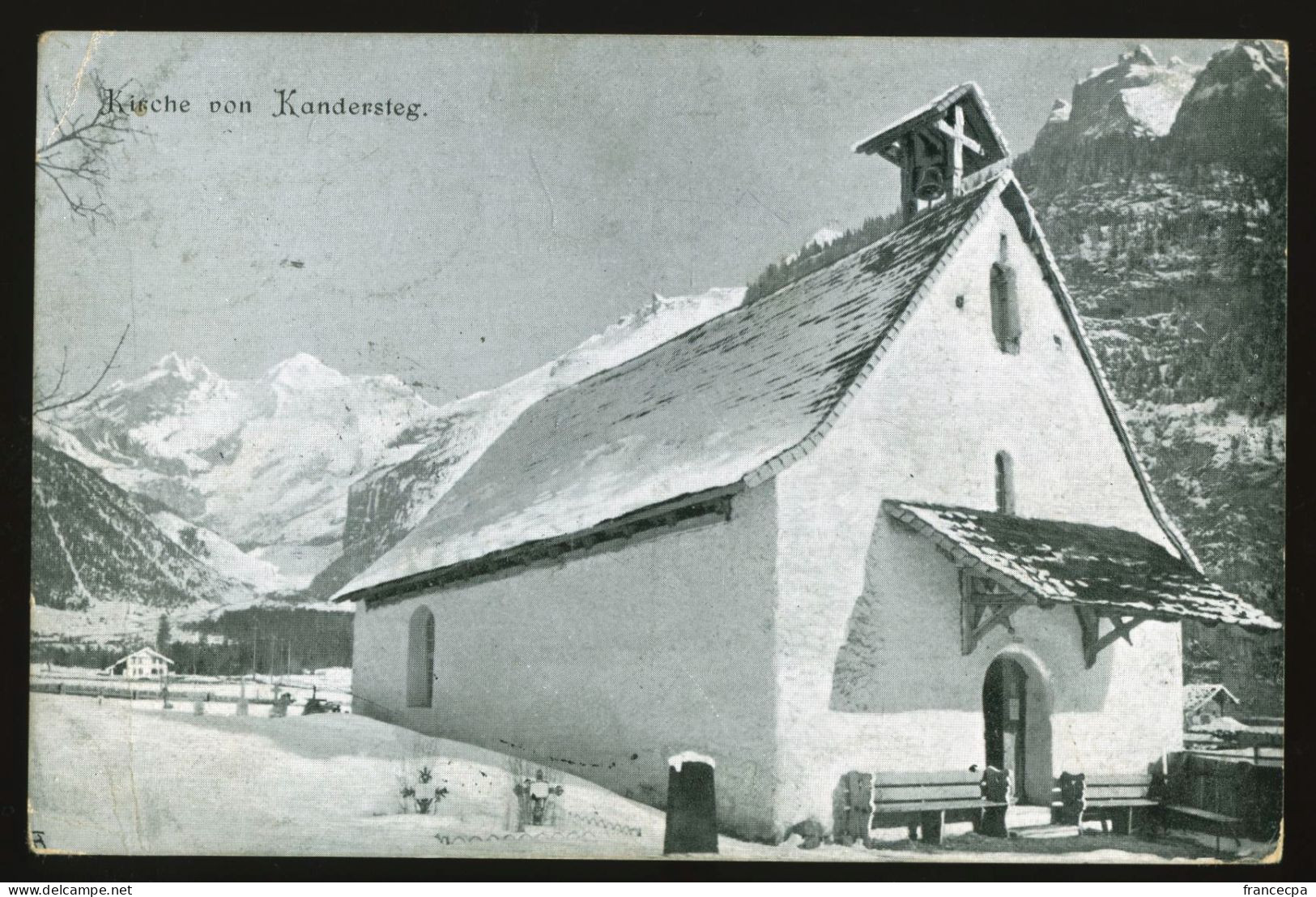 14976 - SUISSE -  Kirche Von KANDERSTEG - Kandersteg