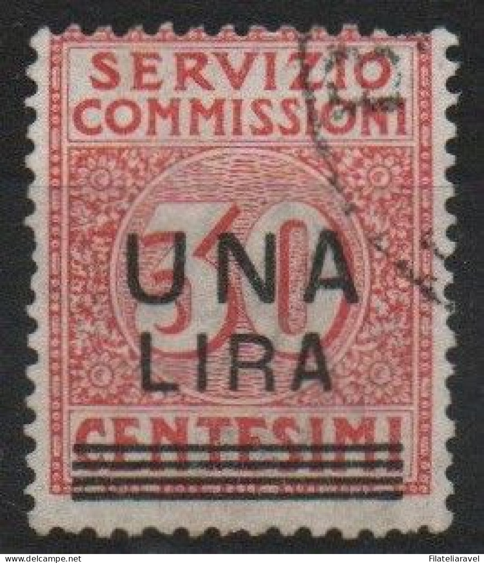 REGNO D'ITALIA  1925  SERVIZIO COMMISSIONI Catalogo  4+6, Serie Completa Annullata. Certificata. - Postage Due