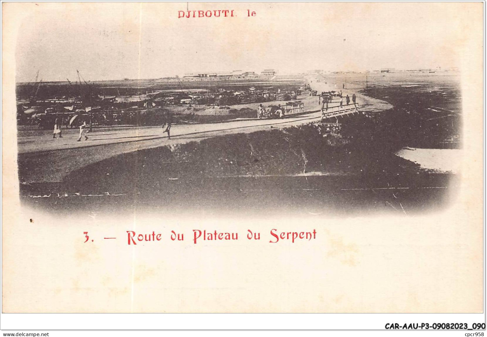 CAR-AAUP3-0192 - DJIBOUTI - Route Du Plateau Du Serpent - Dschibuti