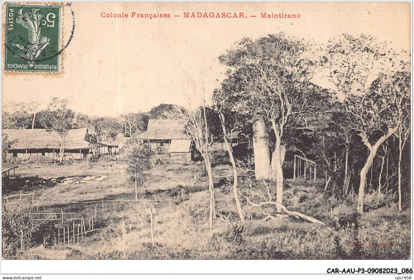 CAR-AAUP3-0190 - MADAGASCAR - Colonies Francaises - Maintirano - Madagaskar