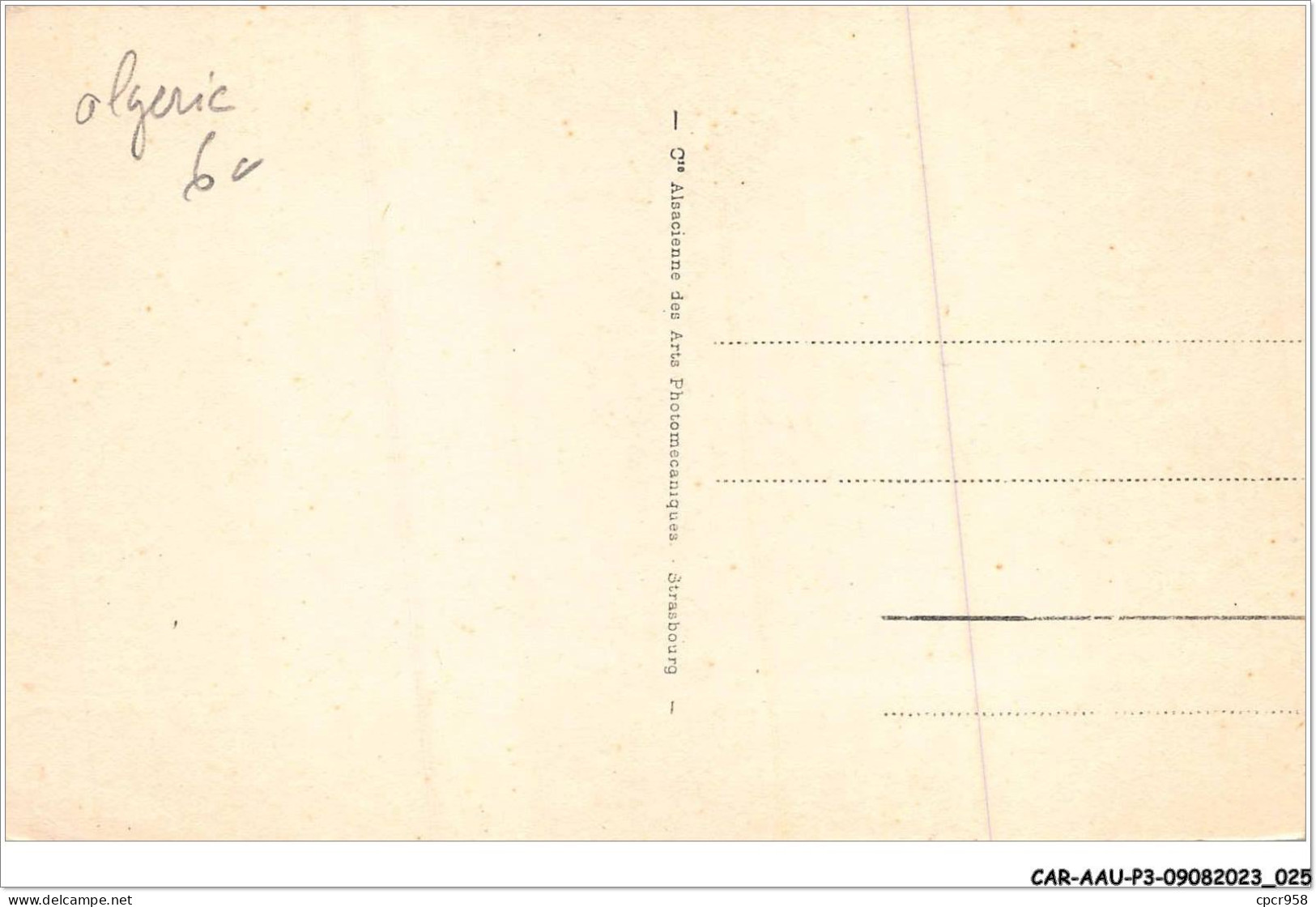 CAR-AAUP3-0159 - ALGERIE - Fauconnier - Uomini