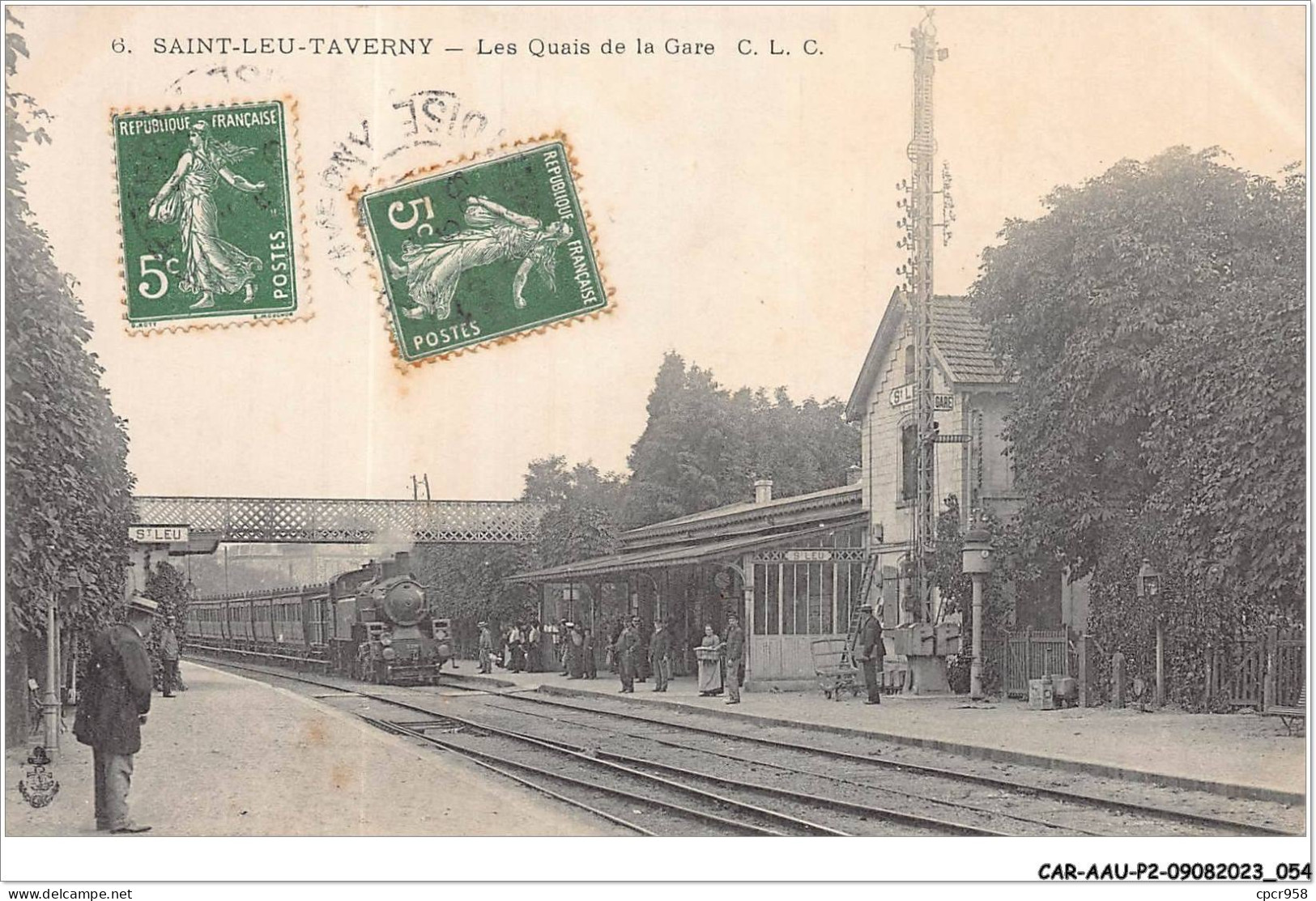 CAR-AAUP2-95-0099 - FRANCE - SAINT-LEU -TAVERNY -  Les Quais De La Gare - Saint Leu La Foret