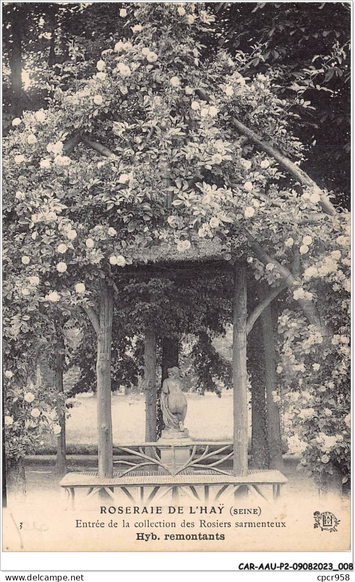 CAR-AAUP2-94-0076 - FRANCE - ROSERAIE DE L'HAY - Entrée De La Collection Des Rosiers Sarmenteux - Hyb-remontants - L'Hay Les Roses