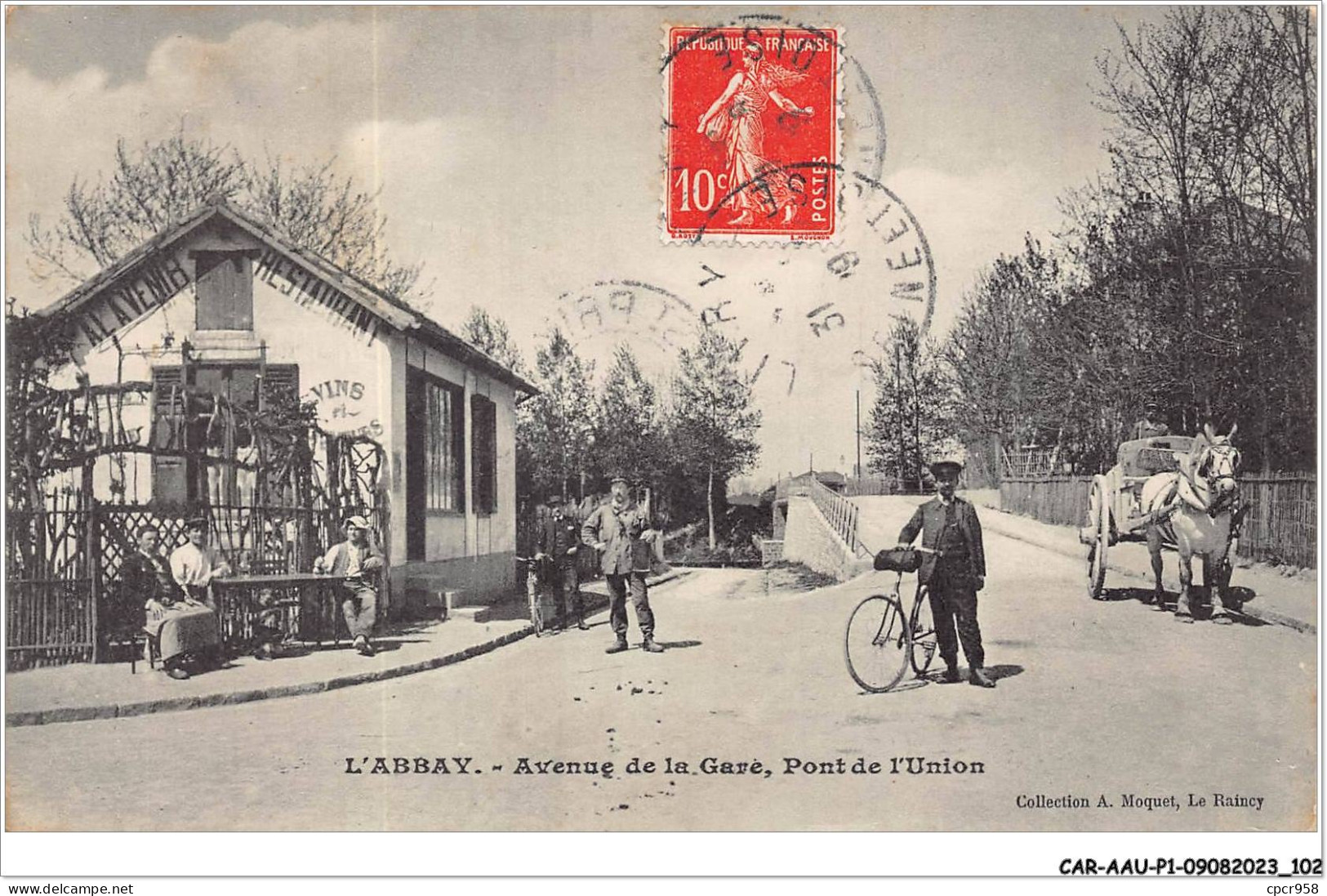 CAR-AAUP1-93-0052 - FRANCE - L'ABBAYE - Avenue De La Gare - Pont De L'union - Autres & Non Classés