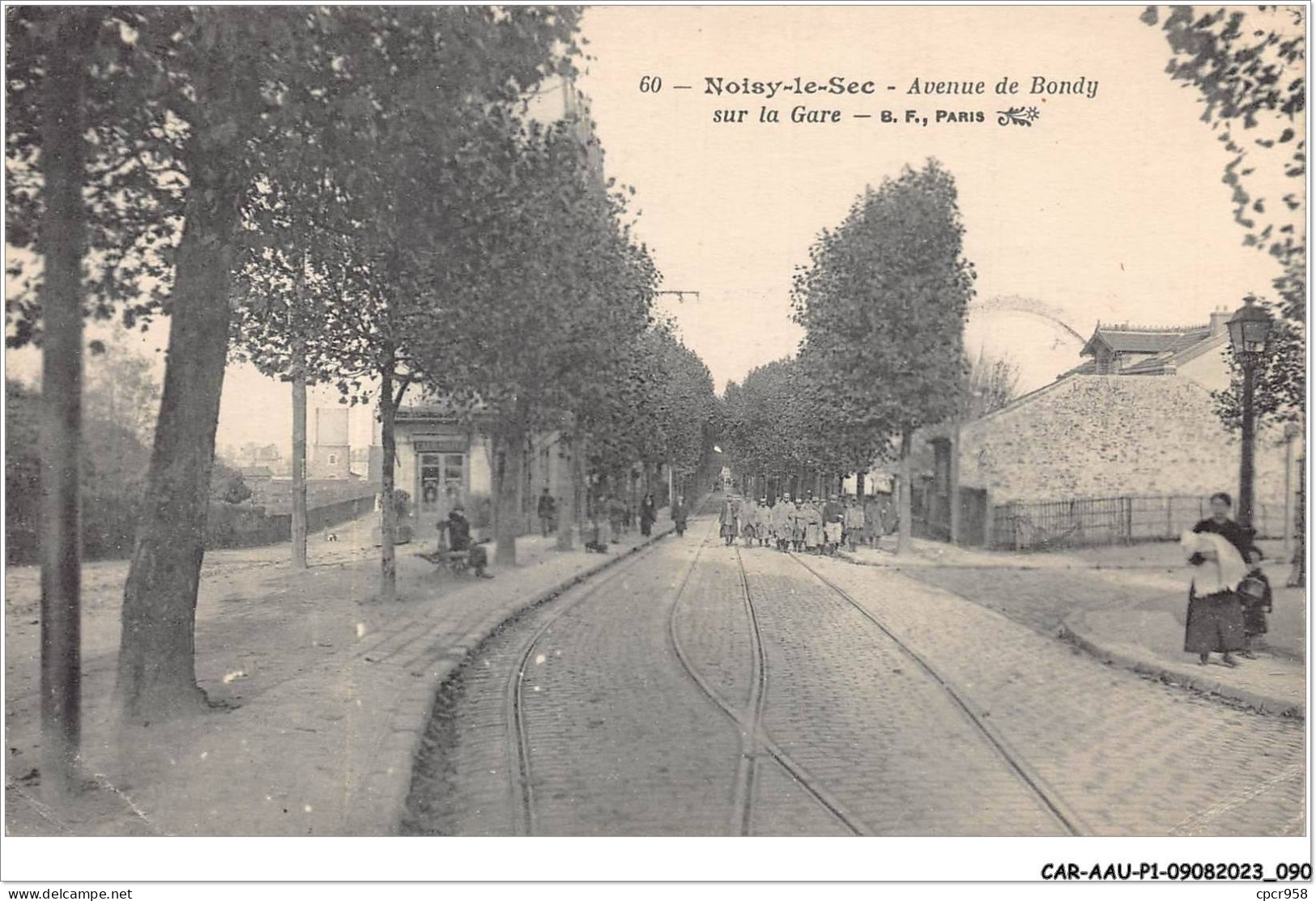 CAR-AAUP1-93-0046 - FRANCE - NOISY-LE-SEC - Avenue De Bondy Sur La Gare - Noisy Le Sec