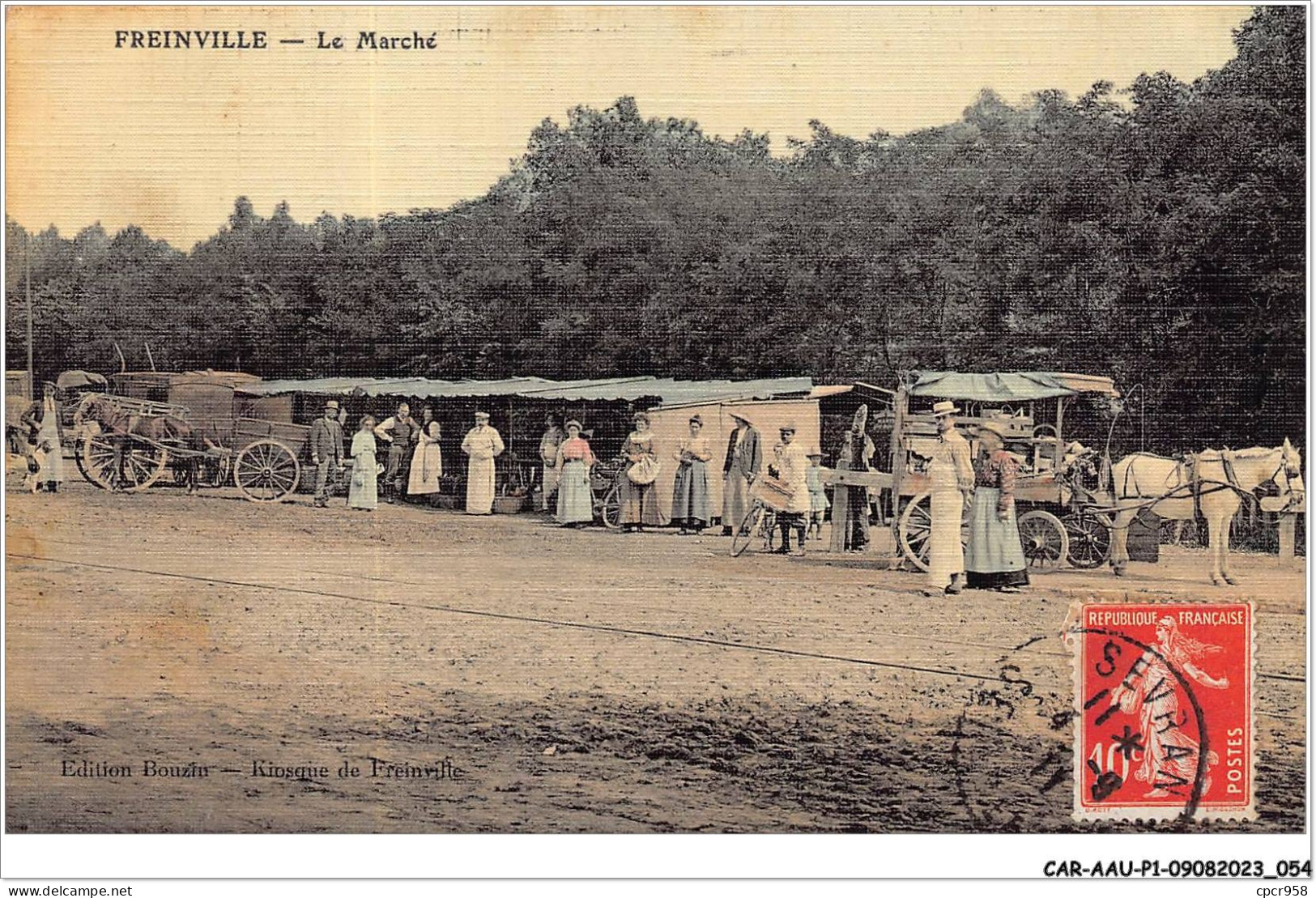 CAR-AAUP1-93-0028 - FRANCE - FREINVILLE - Le Marché - Sevran