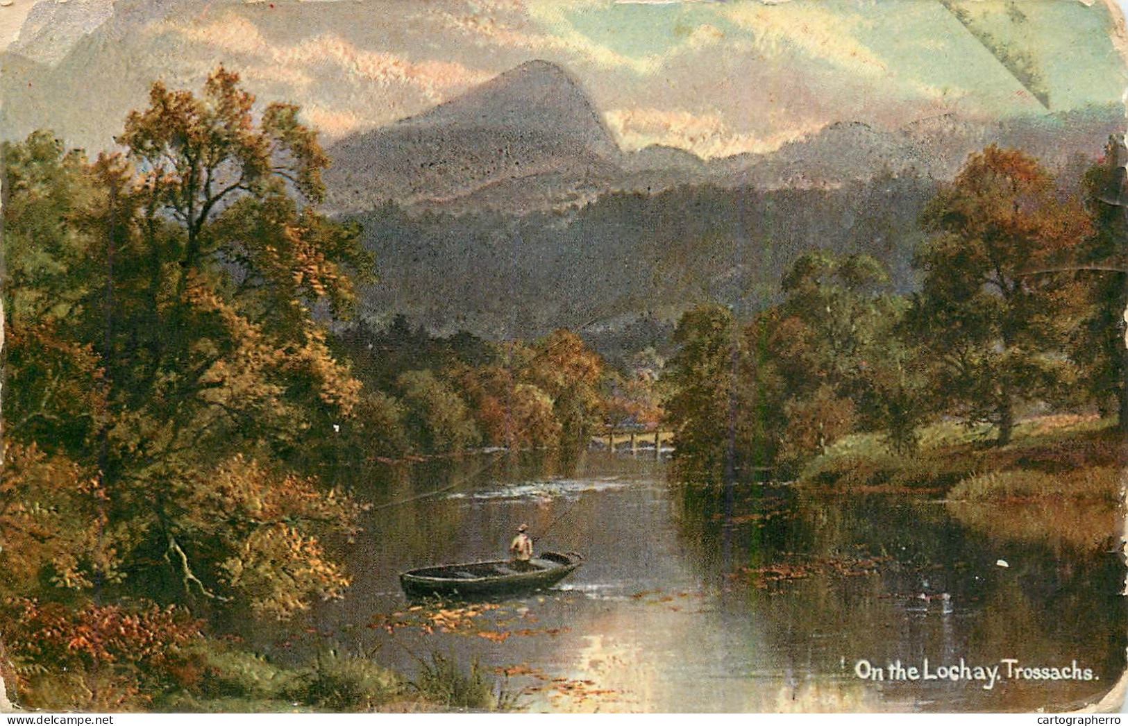 British Scenic UK Scotland Trossachs On The Lochay Fishing Boat - Andere & Zonder Classificatie