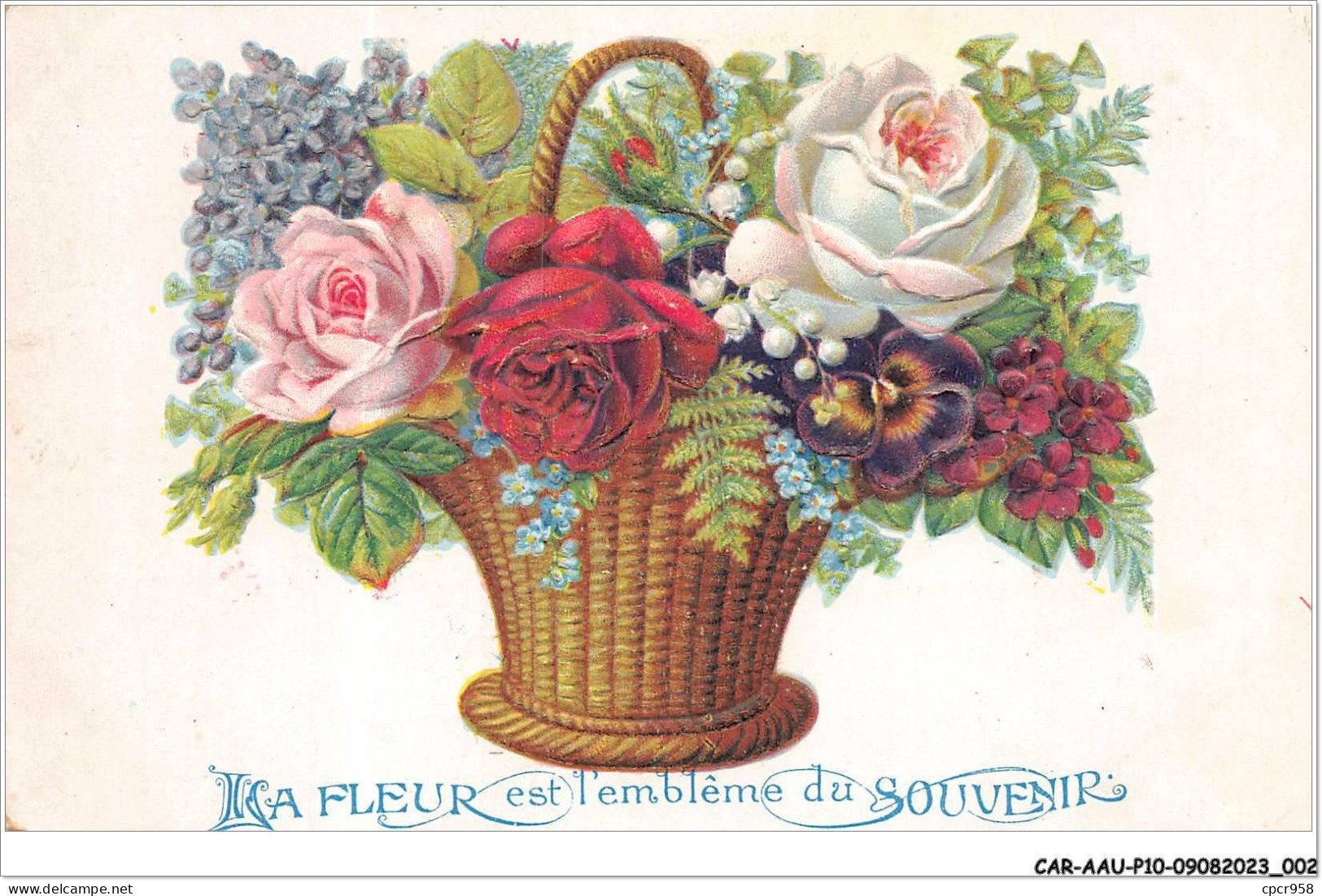 CAR-AAUP10-0687 - FANTAISIE - La Fleur Est L'embleme Du Souvenir - Autres & Non Classés