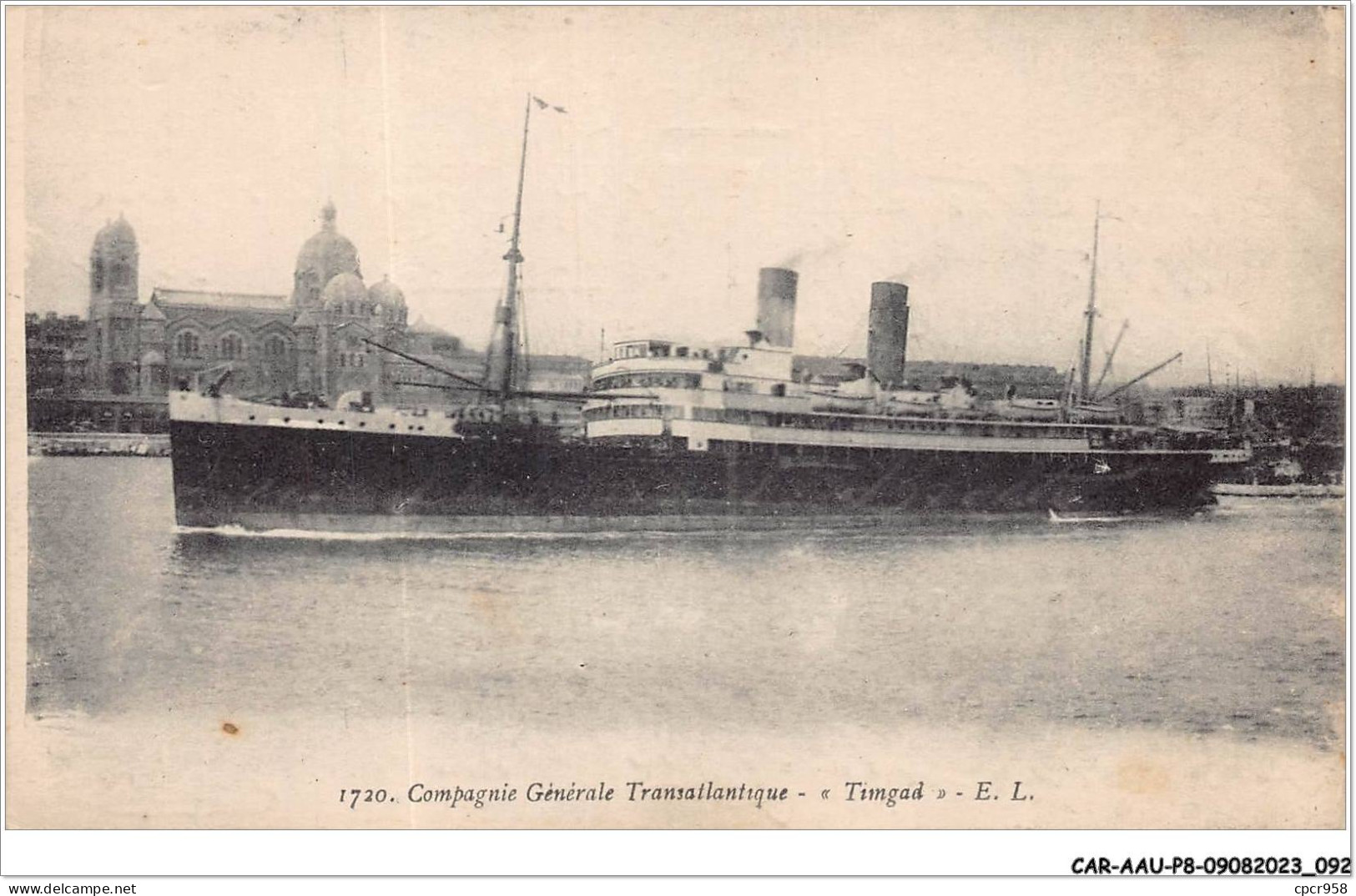 CAR-AAUP8-0563 - BATEAU - Compagnie Generale Transatlantique - Timgrad  - Piroscafi