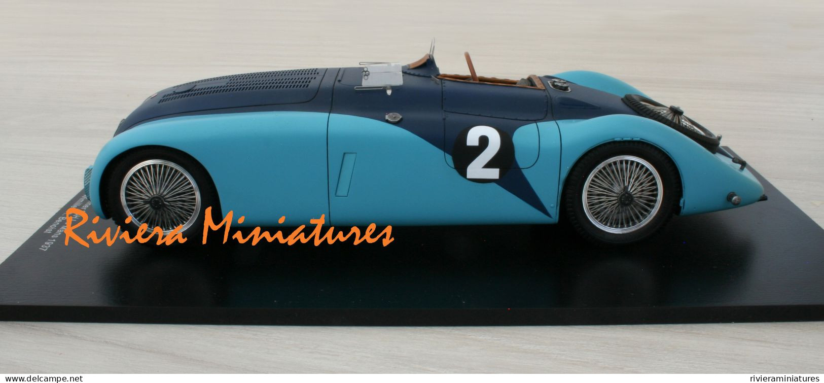SPARK - BUGATTI 57G - N°2 - Winner 24 Heures du Mans 1937 - 18LM37 - 1/18