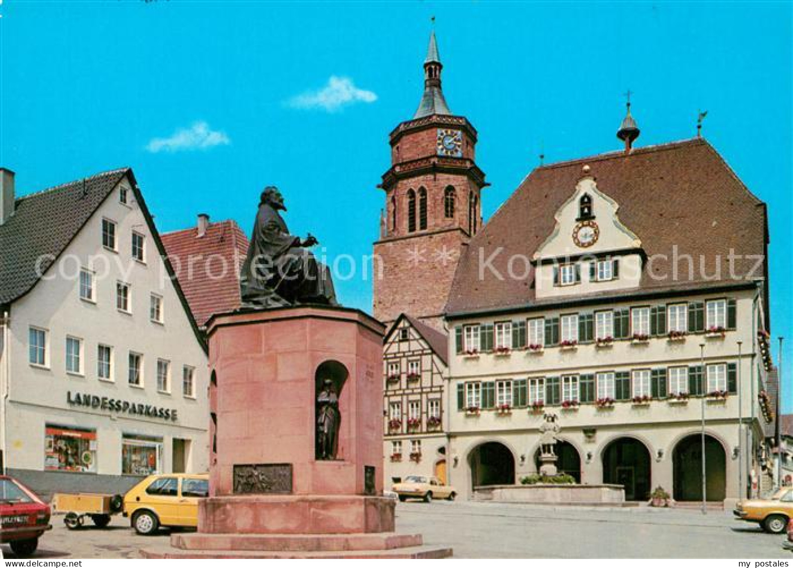 73269459 Weil Der Stadt Marktplatz Mit Kepler Denkmal Weil Der Stadt - Weil Der Stadt