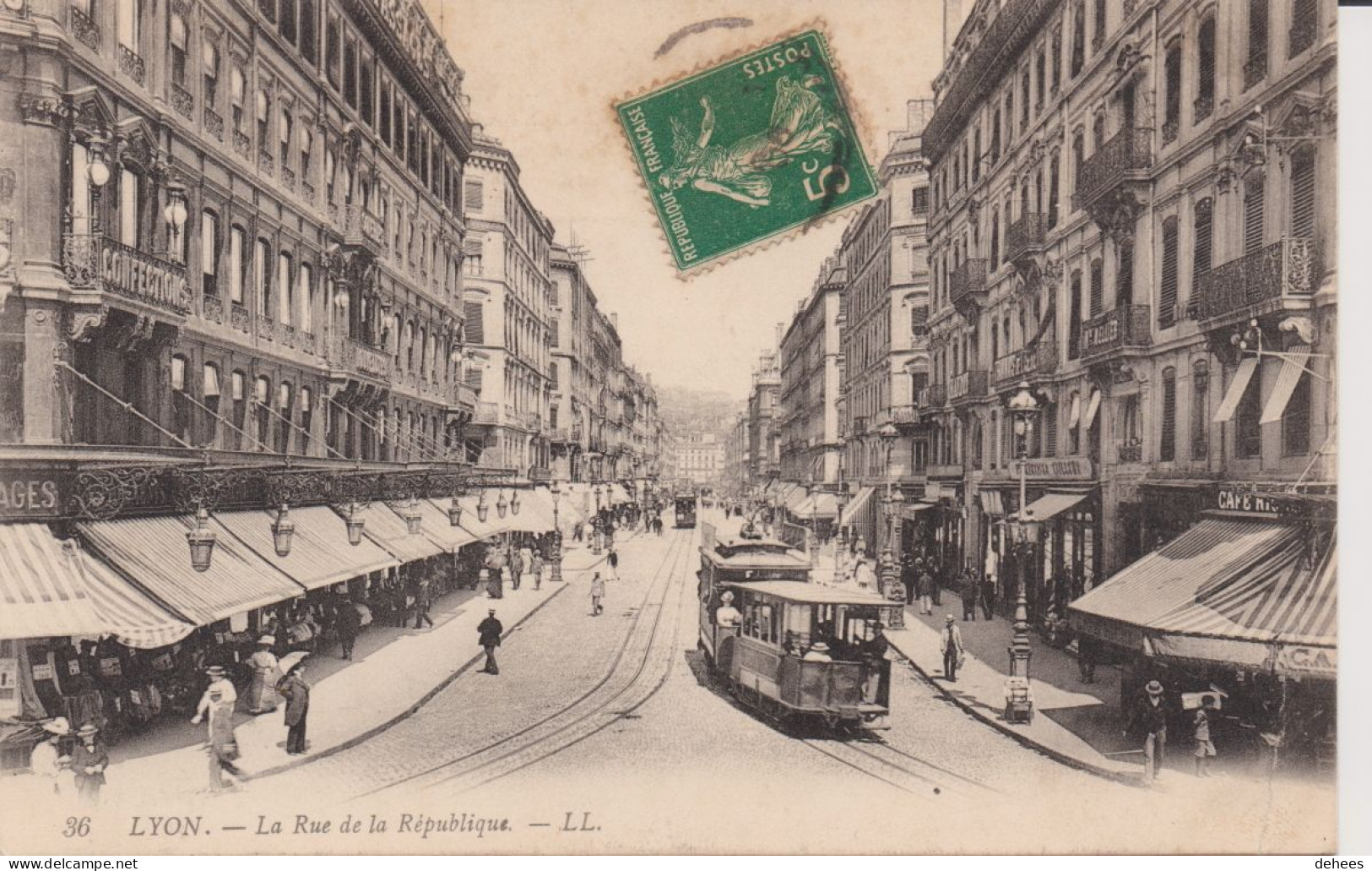 69 - Lyon, La Rue De La République - Lyon 2