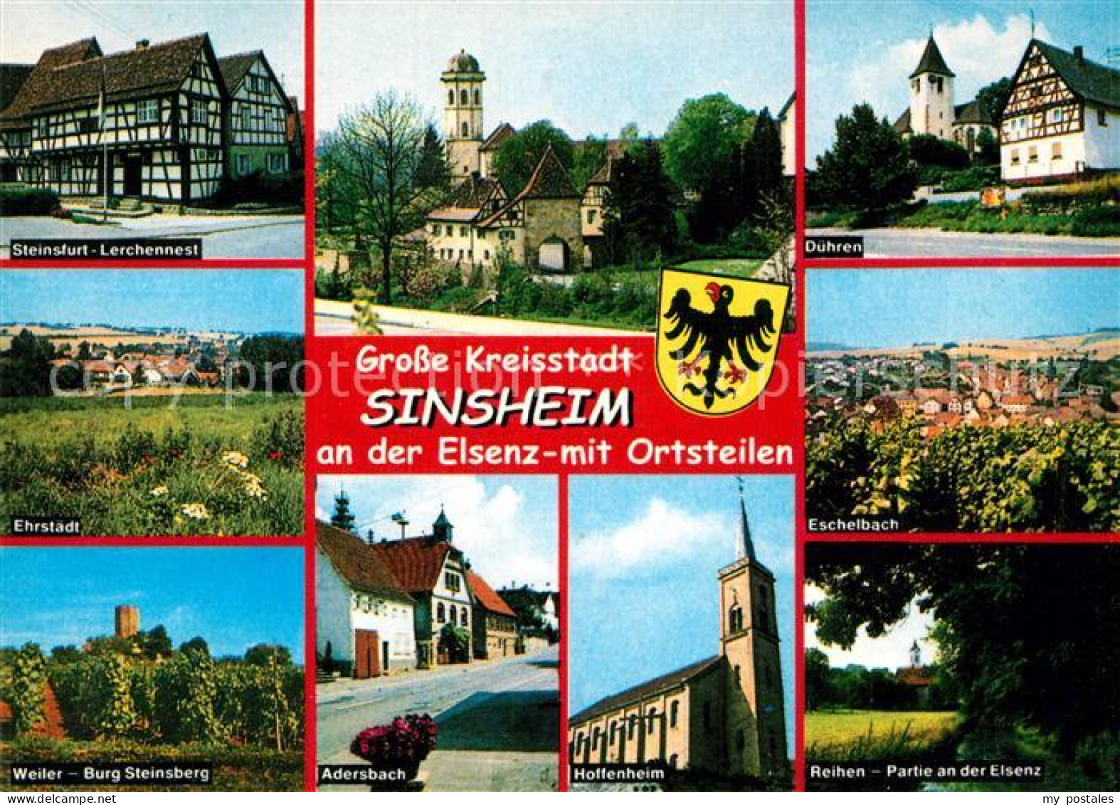 73269394 Sinsheim Elsenz Steinsfurt Lerchennest Duehren Ehrstadt Weiler Burg Ste - Sinsheim