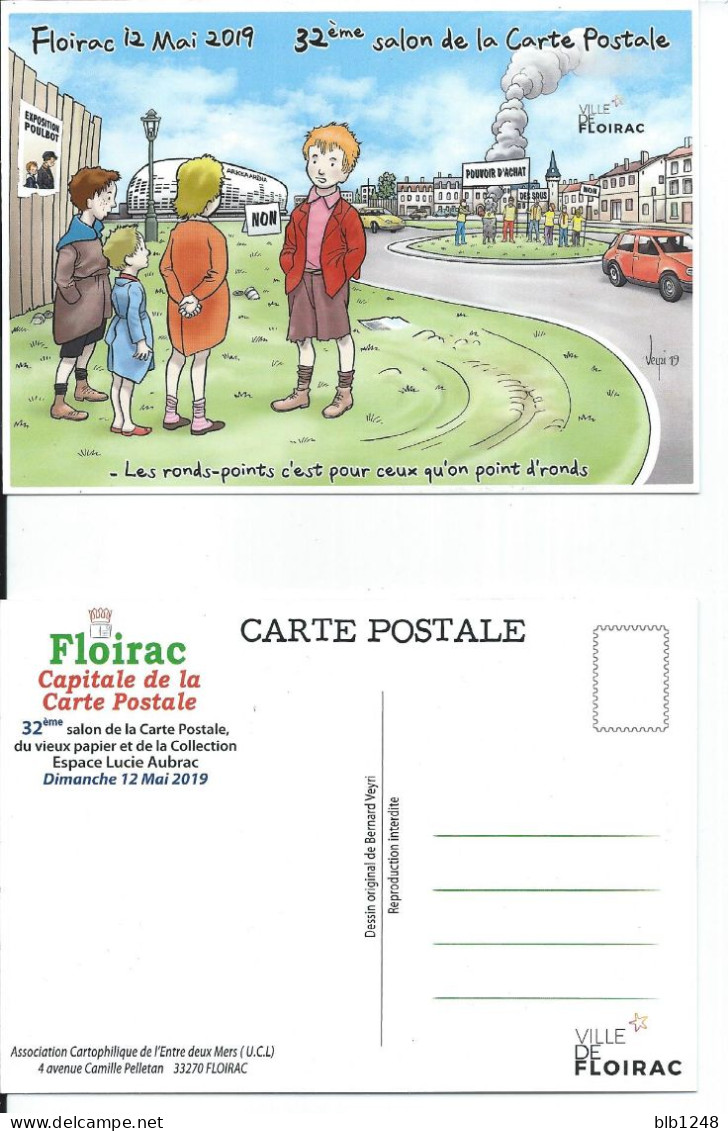 Bourses & Salons De Collections  Floirac 32eme Salon De La Carte Postale 2019 - Bourses & Salons De Collections
