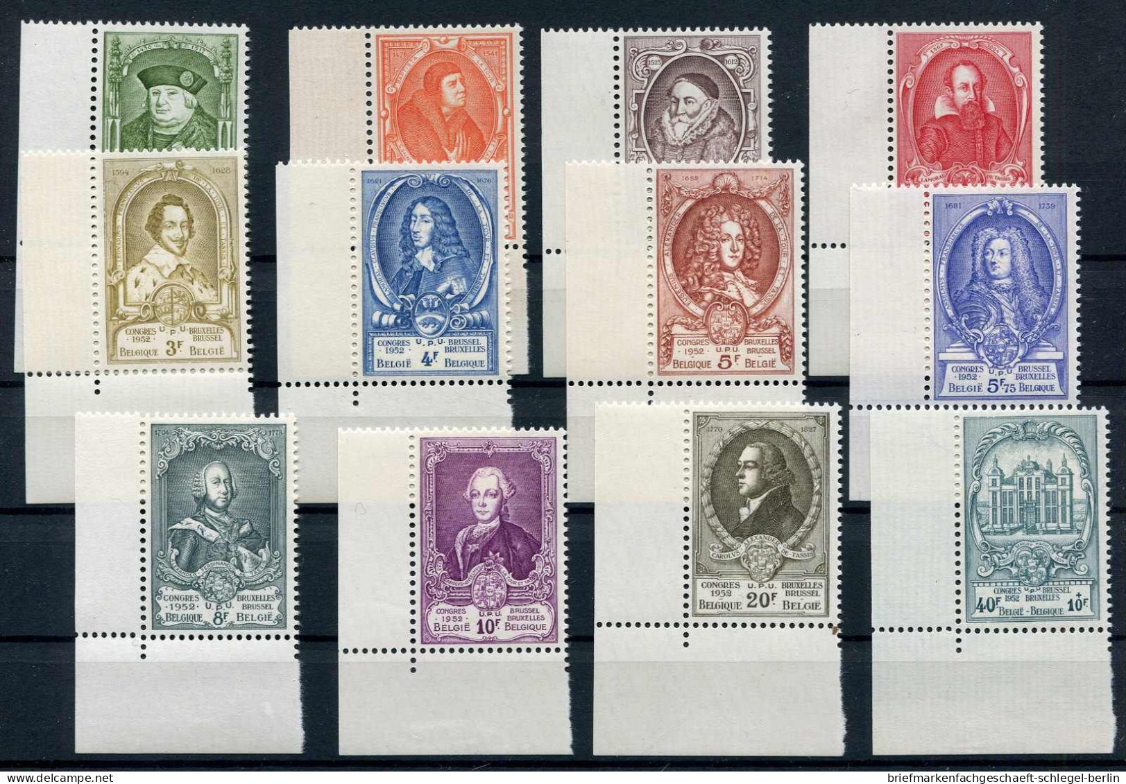 Belgien, 1952, 929-40, Postfrisch - Sonstige & Ohne Zuordnung