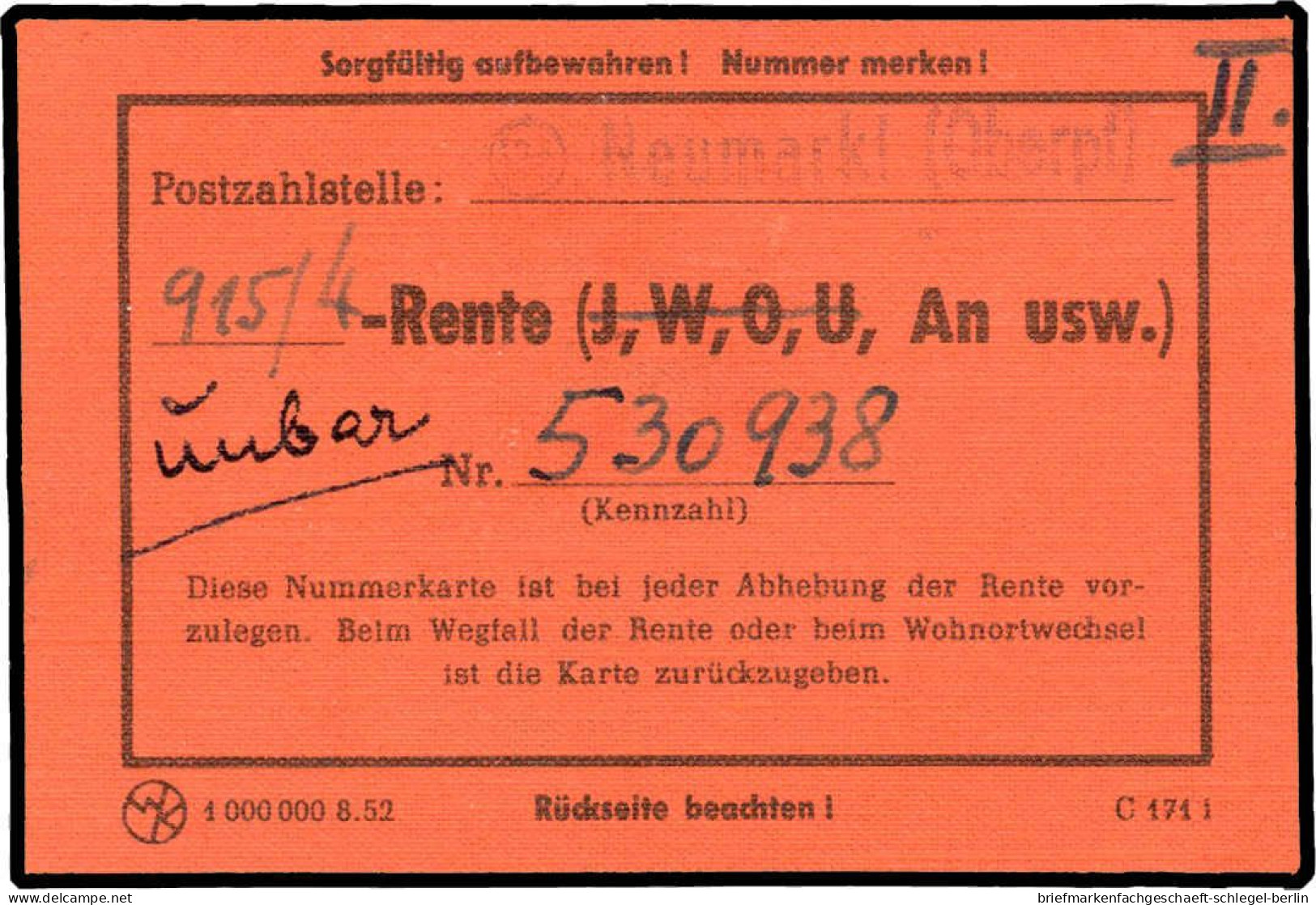 Bundesrepublik Deutschland, 1956, 186 EF, Brief - Autres & Non Classés