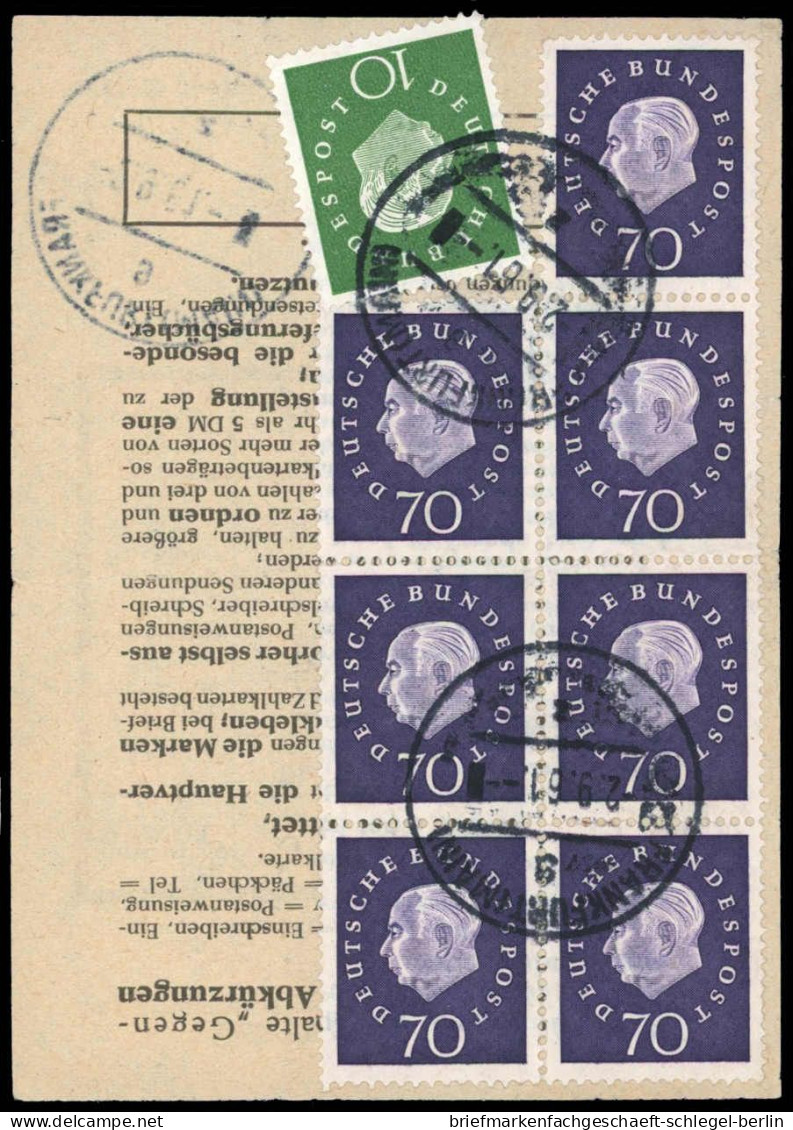 Bundesrepublik Deutschland, 1961, 306 (7) + 303, Brief - Sonstige & Ohne Zuordnung