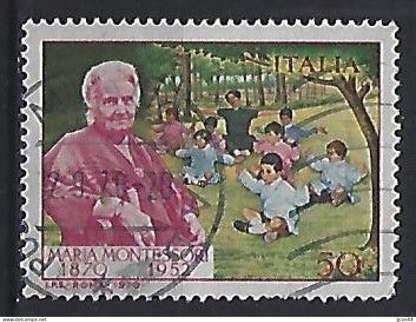 Italy 1970  Maria Montessori  (o) Mi.1314 - 1961-70: Gebraucht