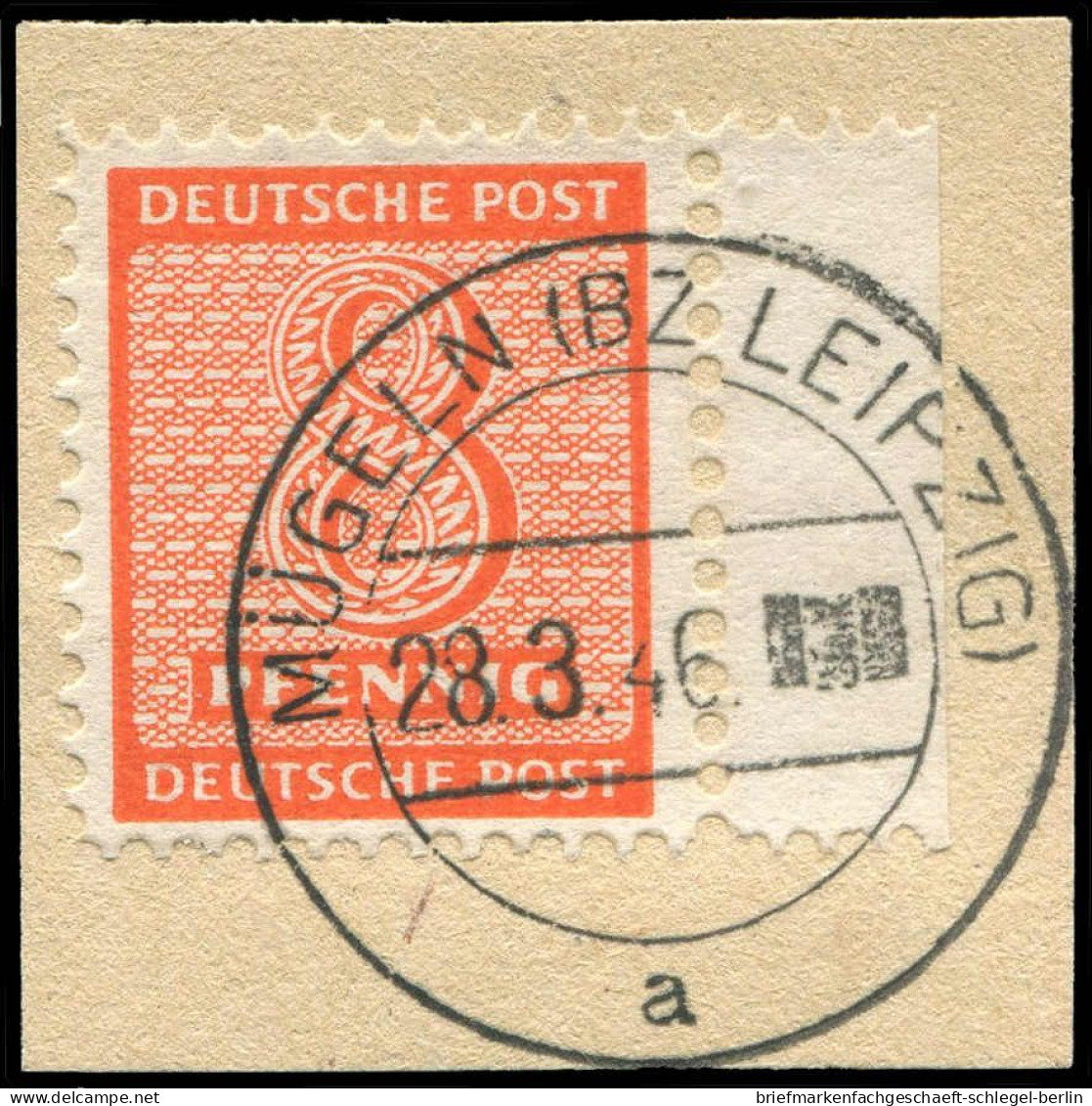 SBZ - Westsachsen, 1945, 118 AY, Briefstück - Other & Unclassified
