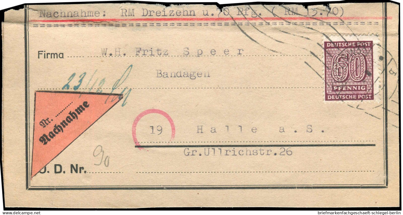 SBZ - Westsachsen, 1945, 137 Xa, Brief - Sonstige & Ohne Zuordnung