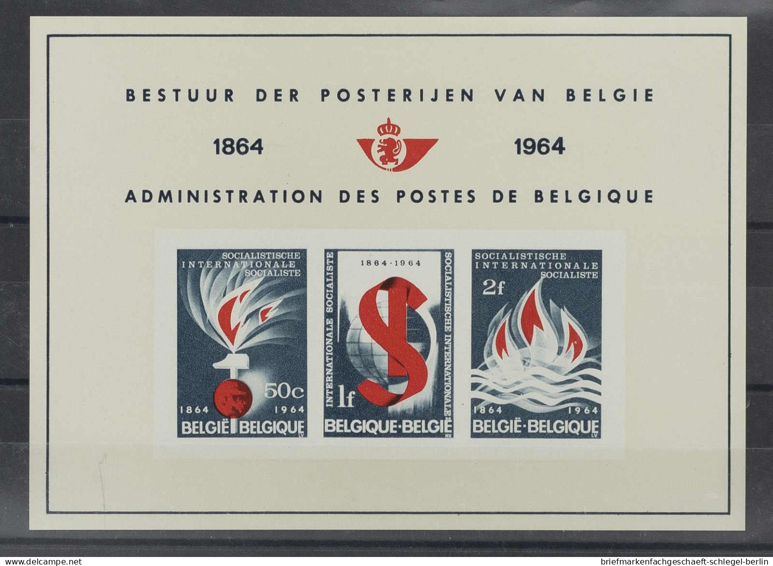 Belgien, 1964, 1350-52 Var., Ohne Gummi - Other & Unclassified