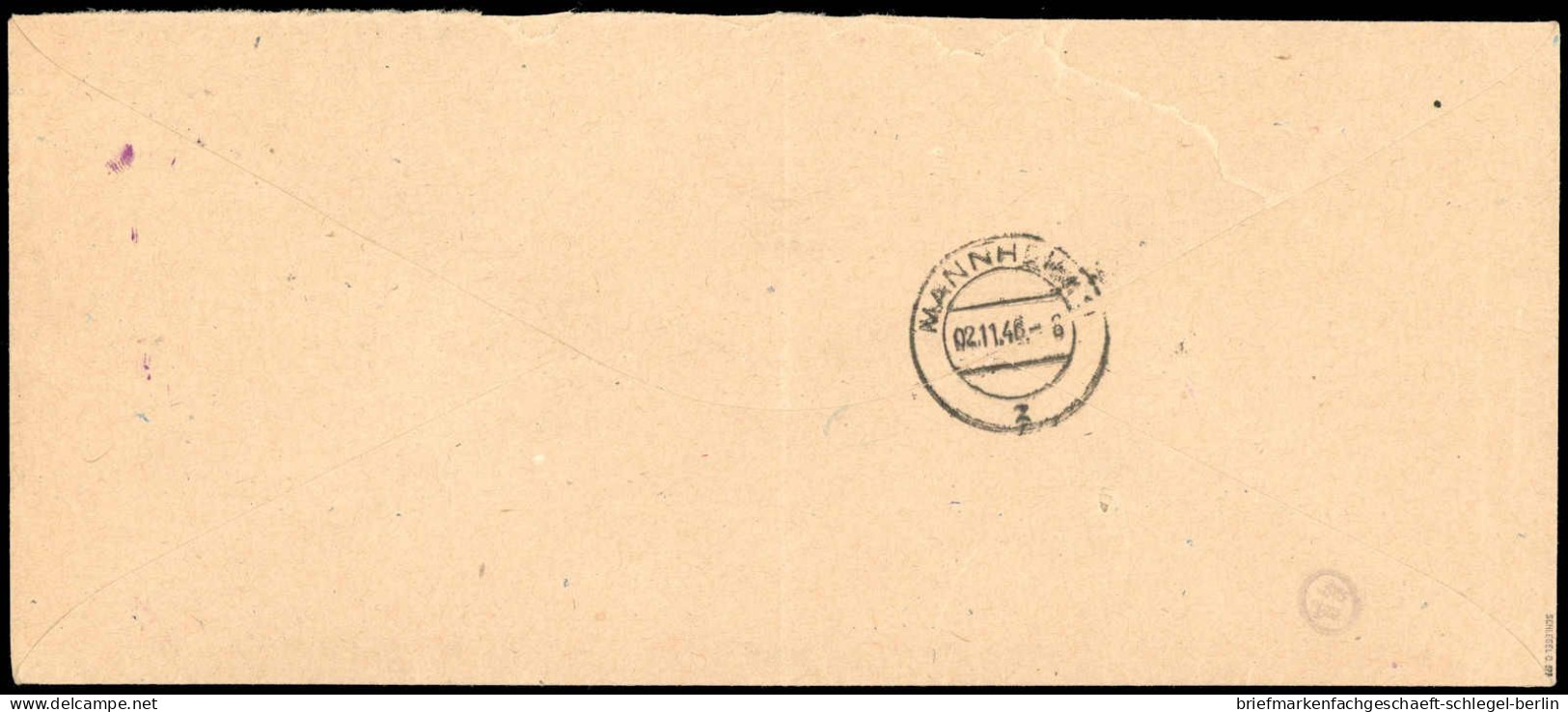 Amerik.+Brit. Zone (Bizone), 1946, 933 EF, Brief - Covers & Documents