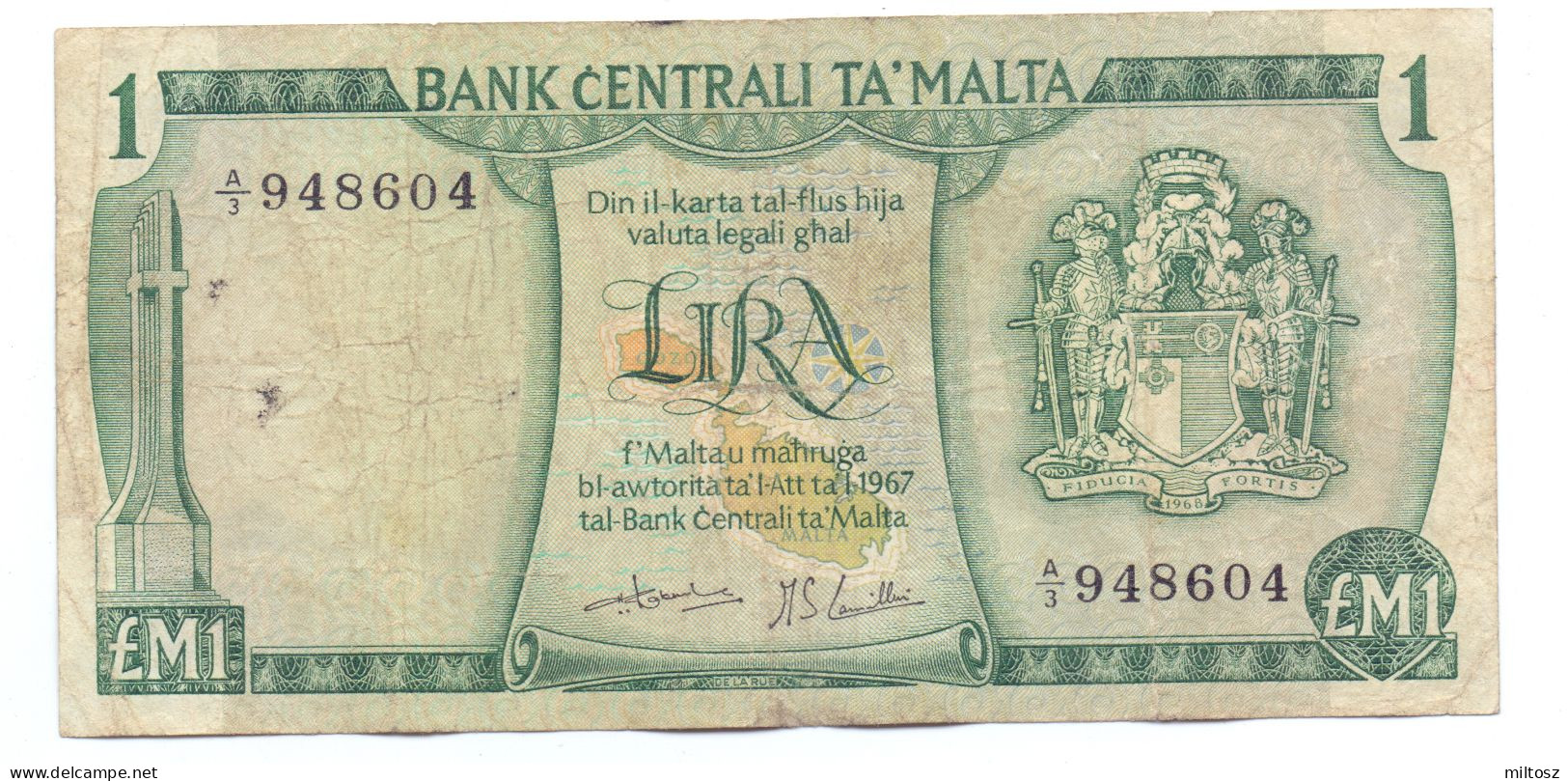 Malta 1 Lira 1967 (c) - Malte