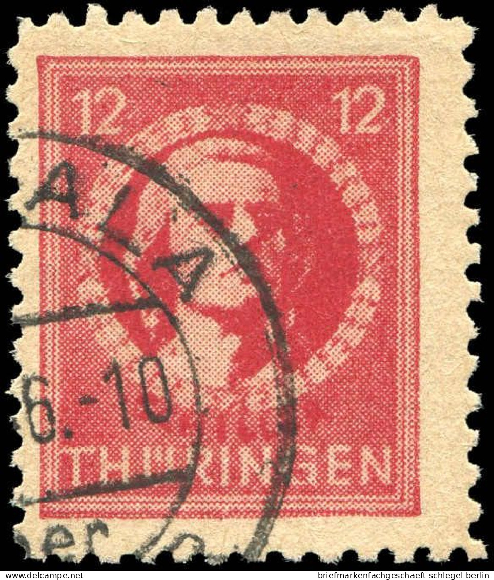 SBZ - Thüringen, 1945, 97 Bat, Gestempelt - Otros & Sin Clasificación