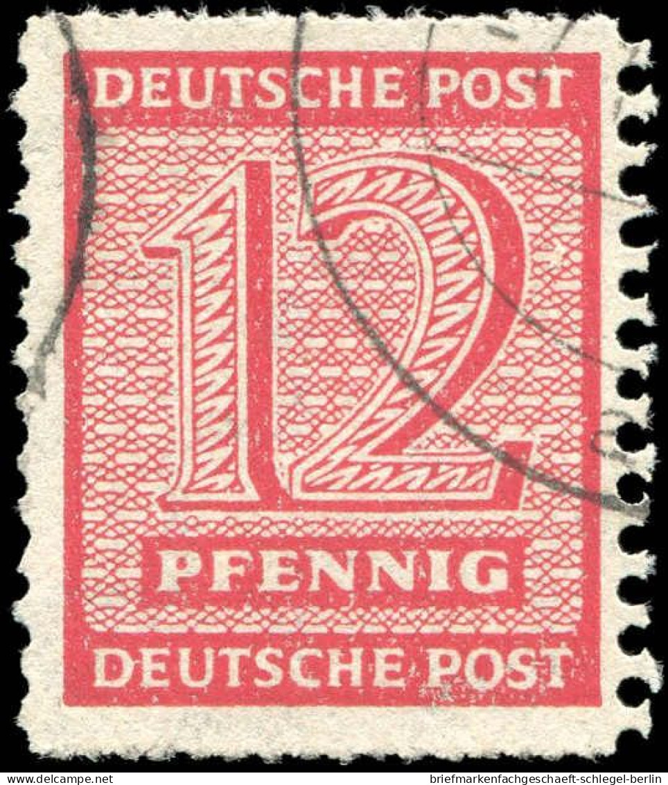 SBZ - Westsachsen, 1945, 119 B/D X, Gestempelt - Otros & Sin Clasificación