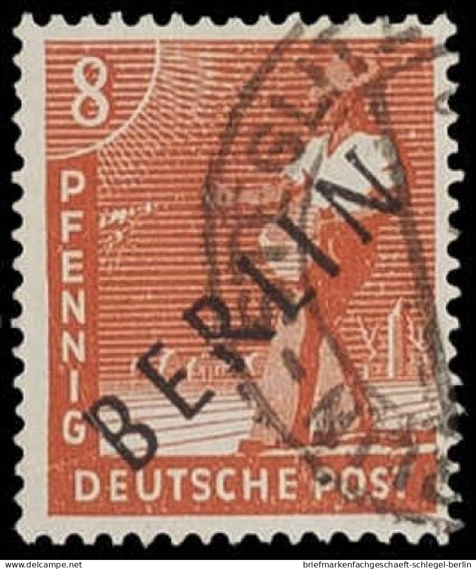 Berlin, 1948, 3 AF IV, Gestempelt - Sonstige & Ohne Zuordnung