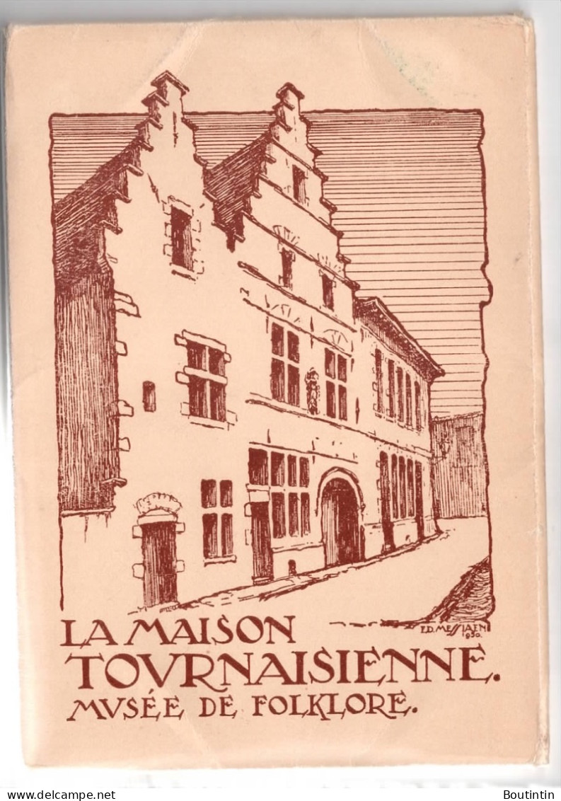 Pochette De 10 Cartes Postales  La Maison Tournaisienne Musée Du Folklore - Doornik