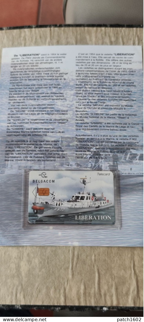 Libération Marine Belge - Bateaux