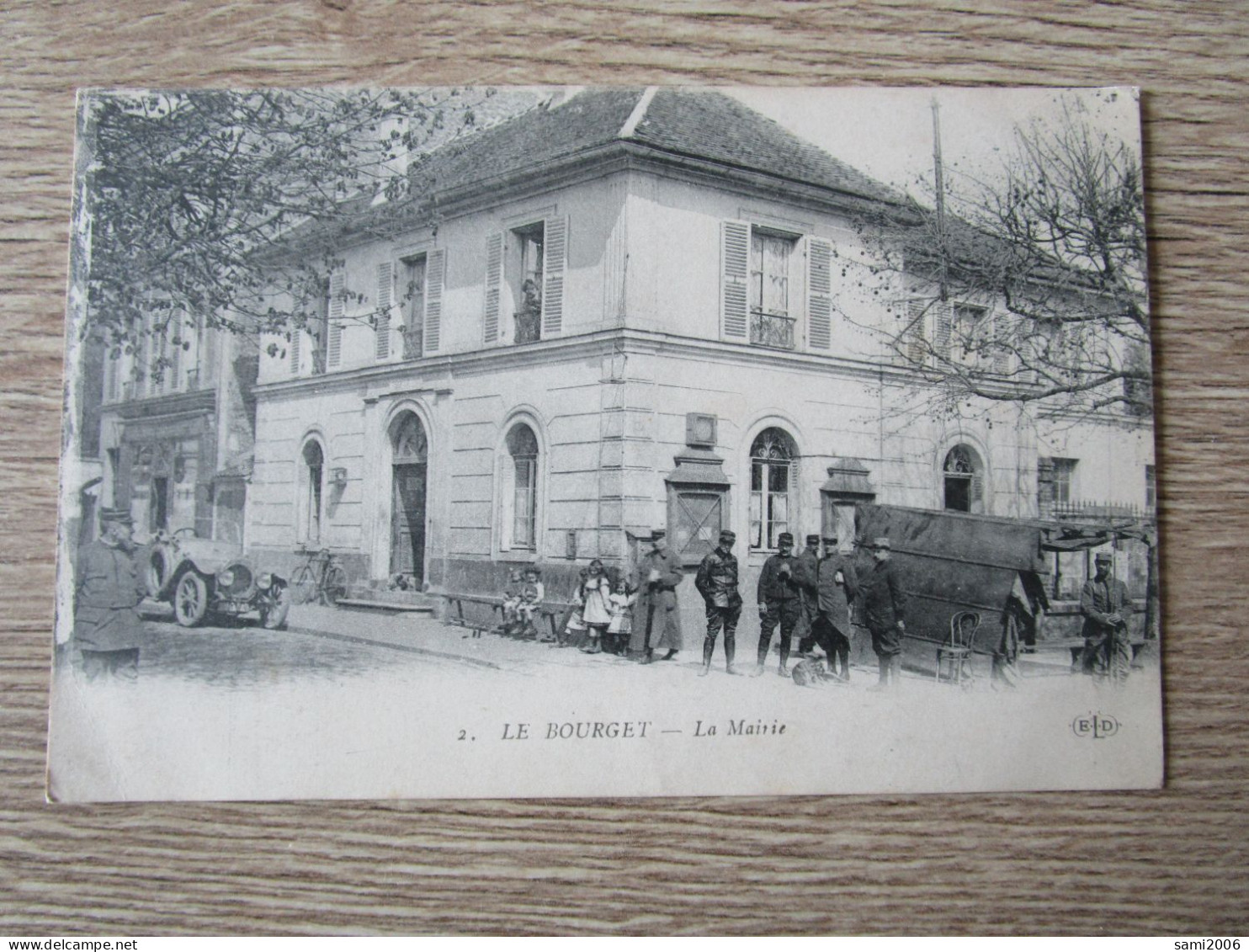 93 LE BOURGET LA MAIRIE MILITAIRES ANIMEE - Le Bourget