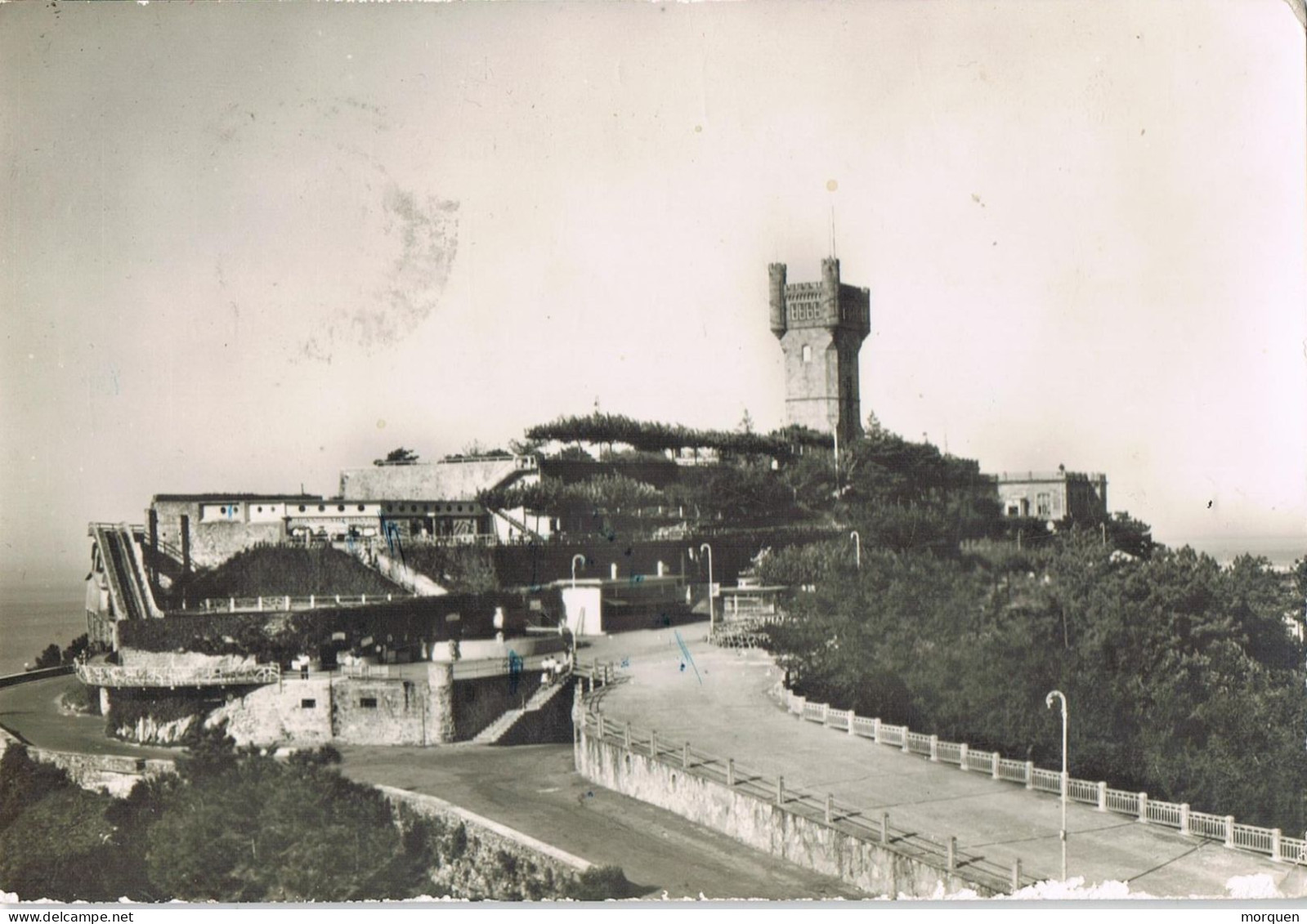 55019. Postal CESTONA (Guipuzcoa) 1960. Vista Monte Igueldo De San Sebastian - Cartas & Documentos