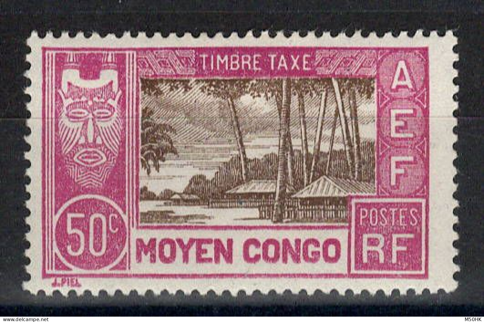 Congo - Taxe YV 18 N* MH , Cote 9 Euros - Unused Stamps