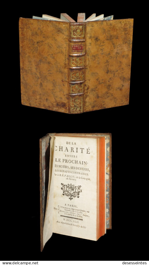 [THEOLOGIE] PALLU (Martin) - De La Charité Envers Le Prochain. - 1701-1800