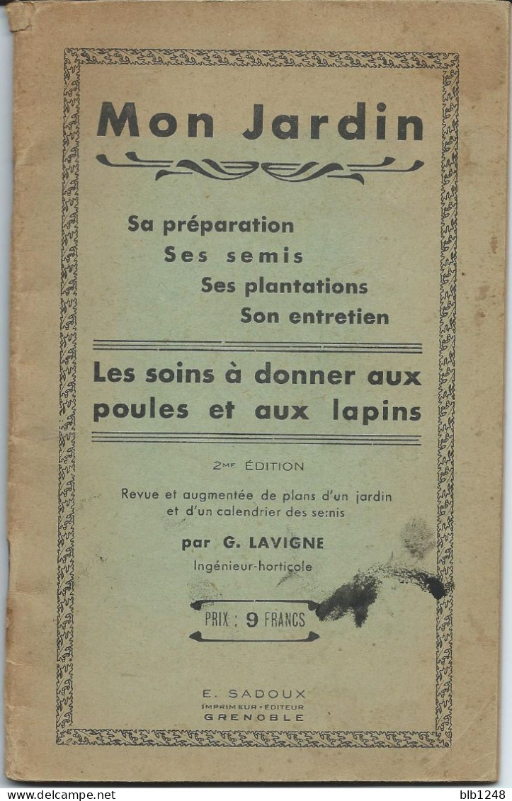 Livres Mon Jardin - 1901-1940