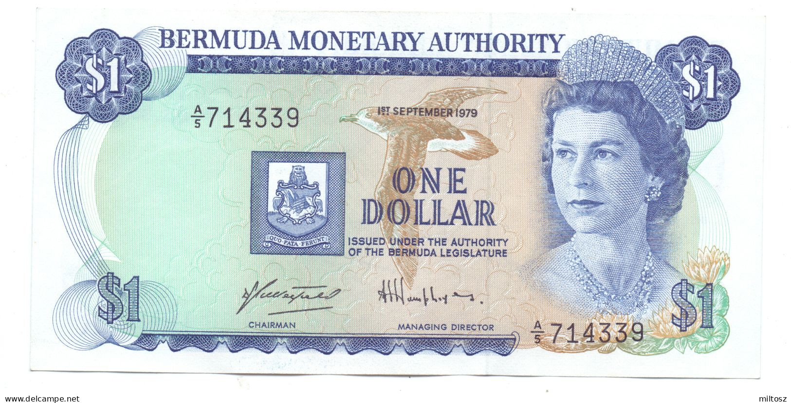 Bermudas 1 Dollar 1979 - Bermudes