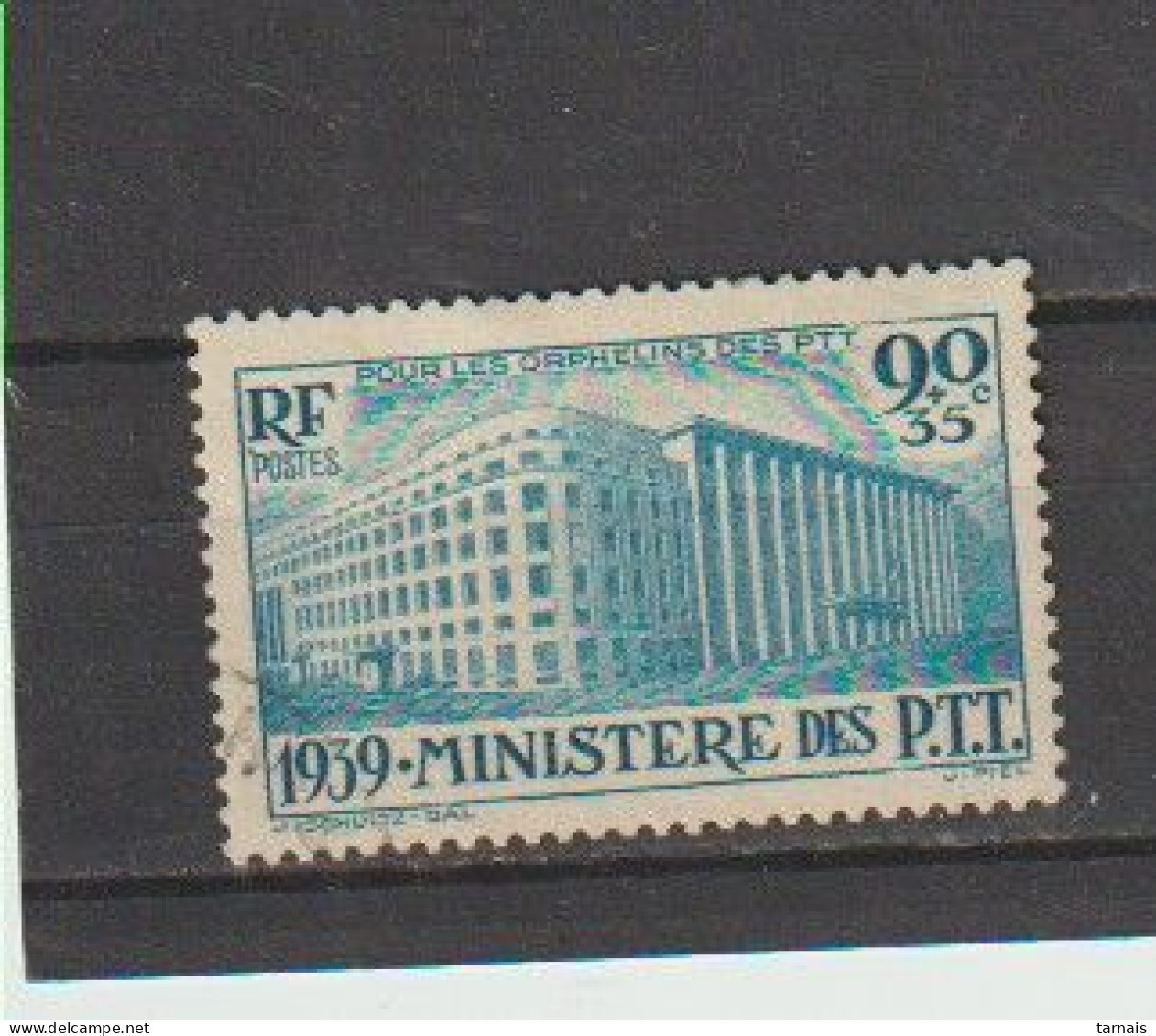 1939 N°424 Orphelins Des PTT Oblitéré (lot 586) - Gebruikt