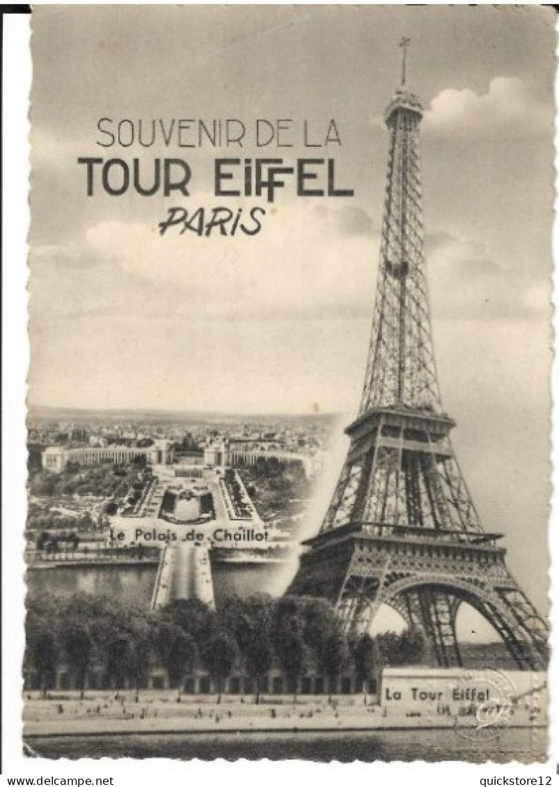 Souvenir De La Tour Eiffel Paris  7268 - Eiffeltoren