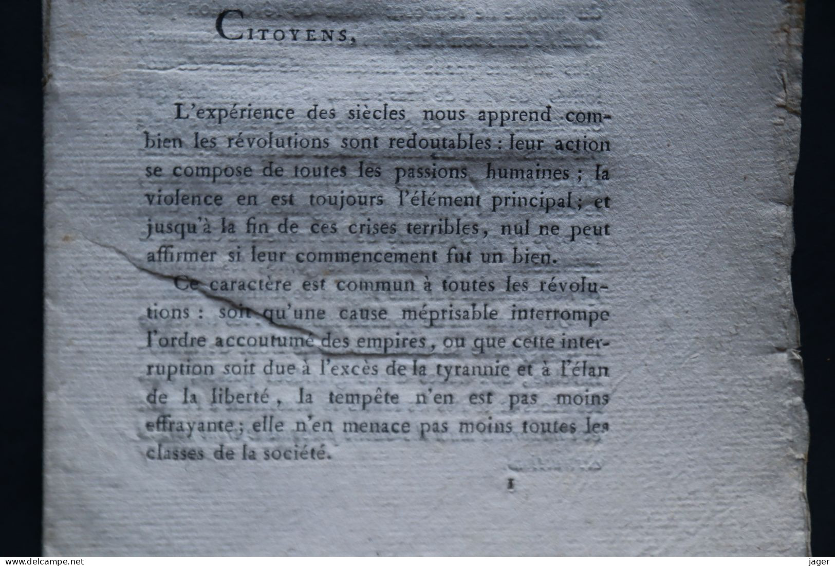 Discours De Lucien Bonaparte AN 8 14 Juillet Et De La Concorde - Historische Dokumente