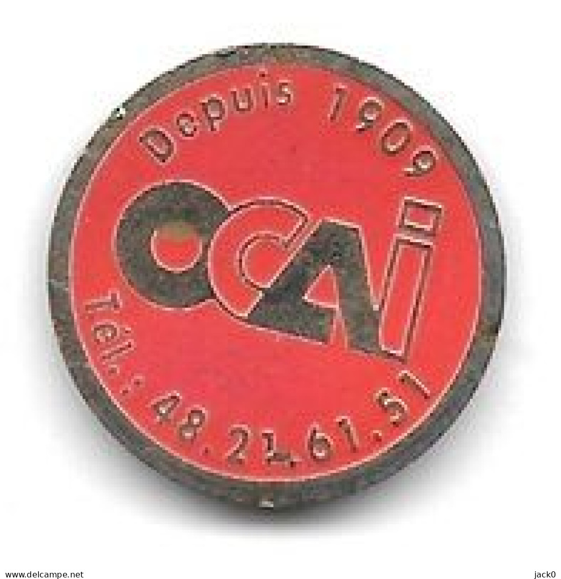Jeton De Caddie  OCAI  Depuis 1909  Verso  ERYC  Depuis 1946, Recto  Verso - Einkaufswagen-Chips (EKW)