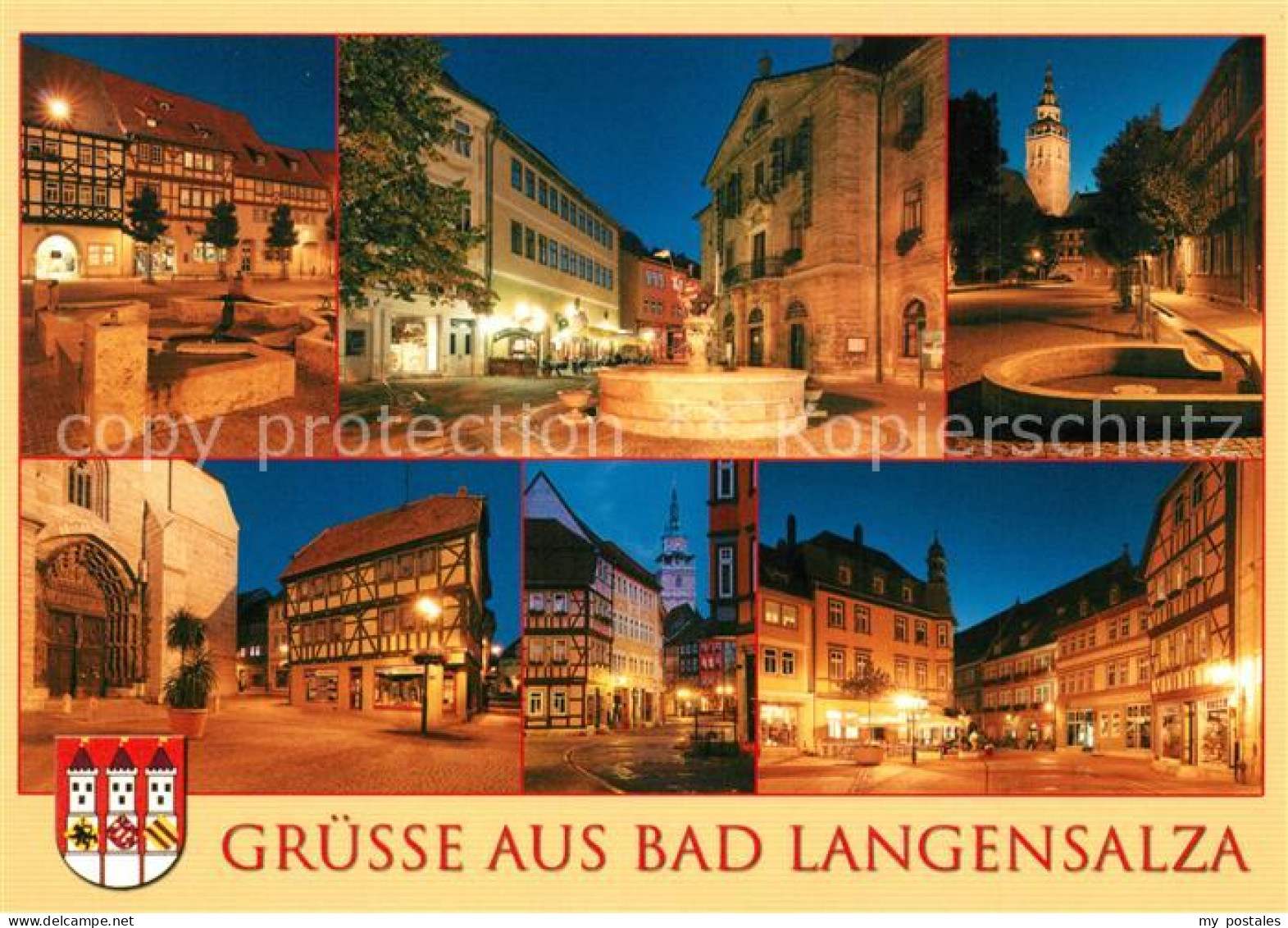 73268953 Bad Langensalza Marktkirche Rathausstrasse Schulplatz Bonifaciusgasse M - Bad Langensalza