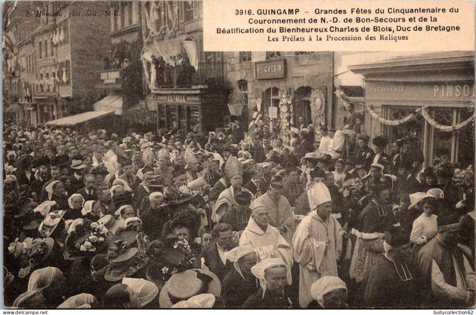 SELECTION -  GUINGAMP  -  Grandes Fêtes Du Cinquantenaire Du Couronnement De N.D.de Bon-secours - Guingamp