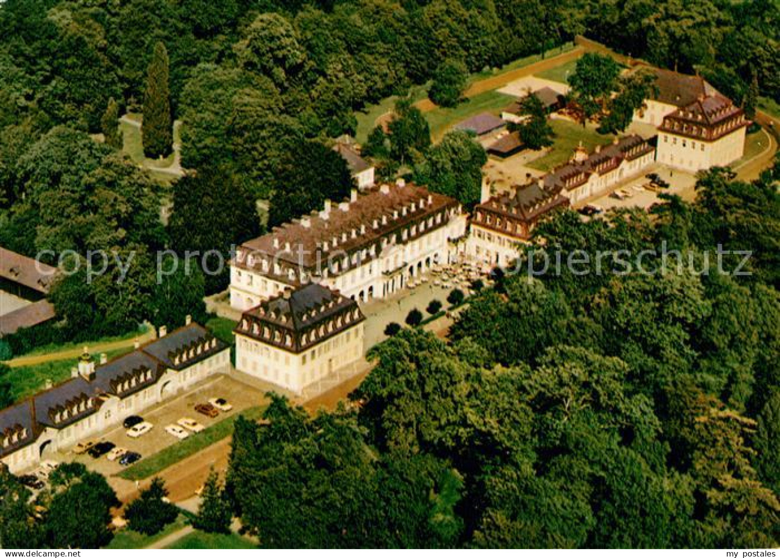 73268922 Hanau Main Kurhaus Wilhelmsbad Fliegeraufnahme Hanau Main - Hanau