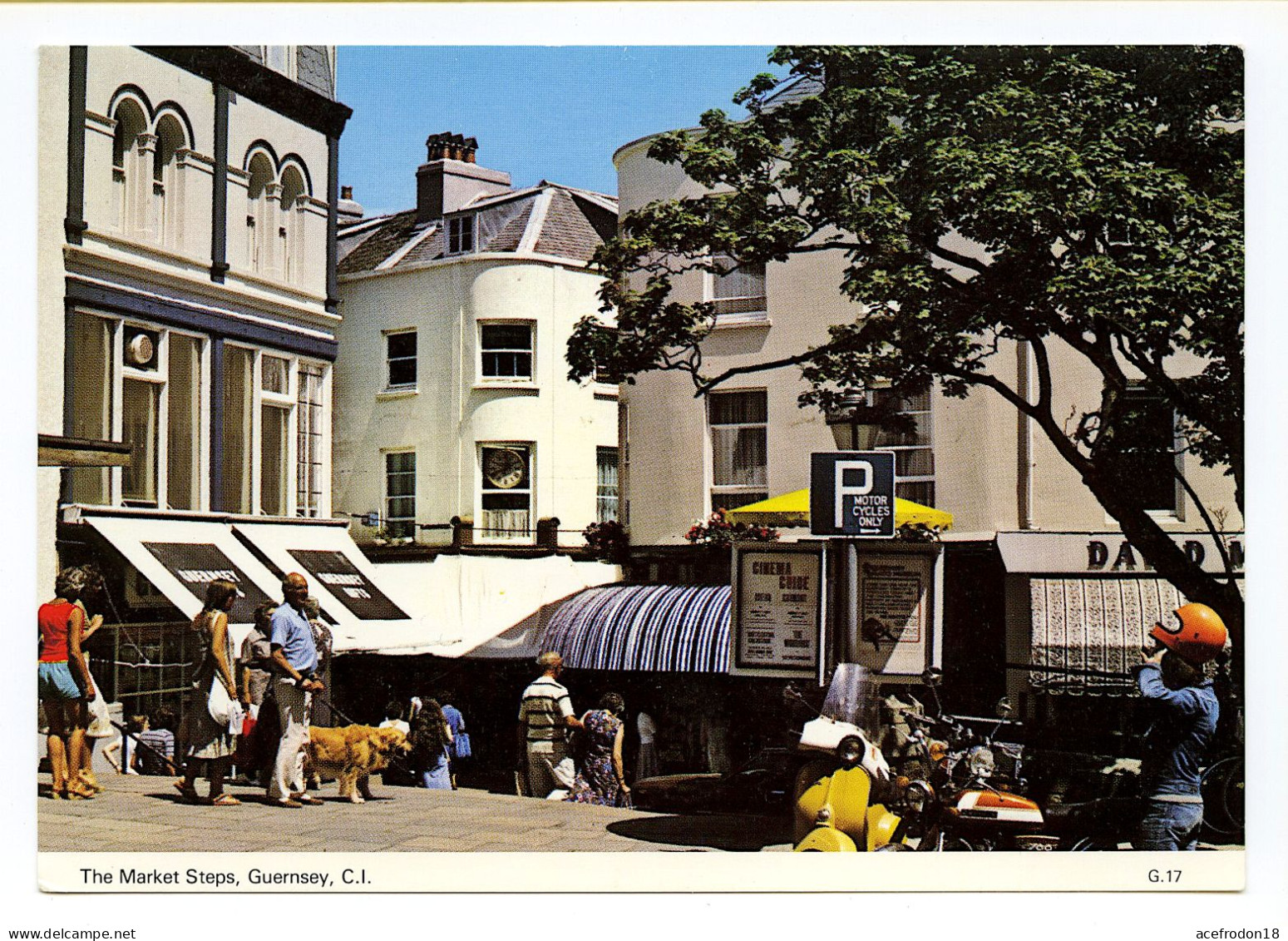 GUERNSEY - The Market Steps - Guernsey