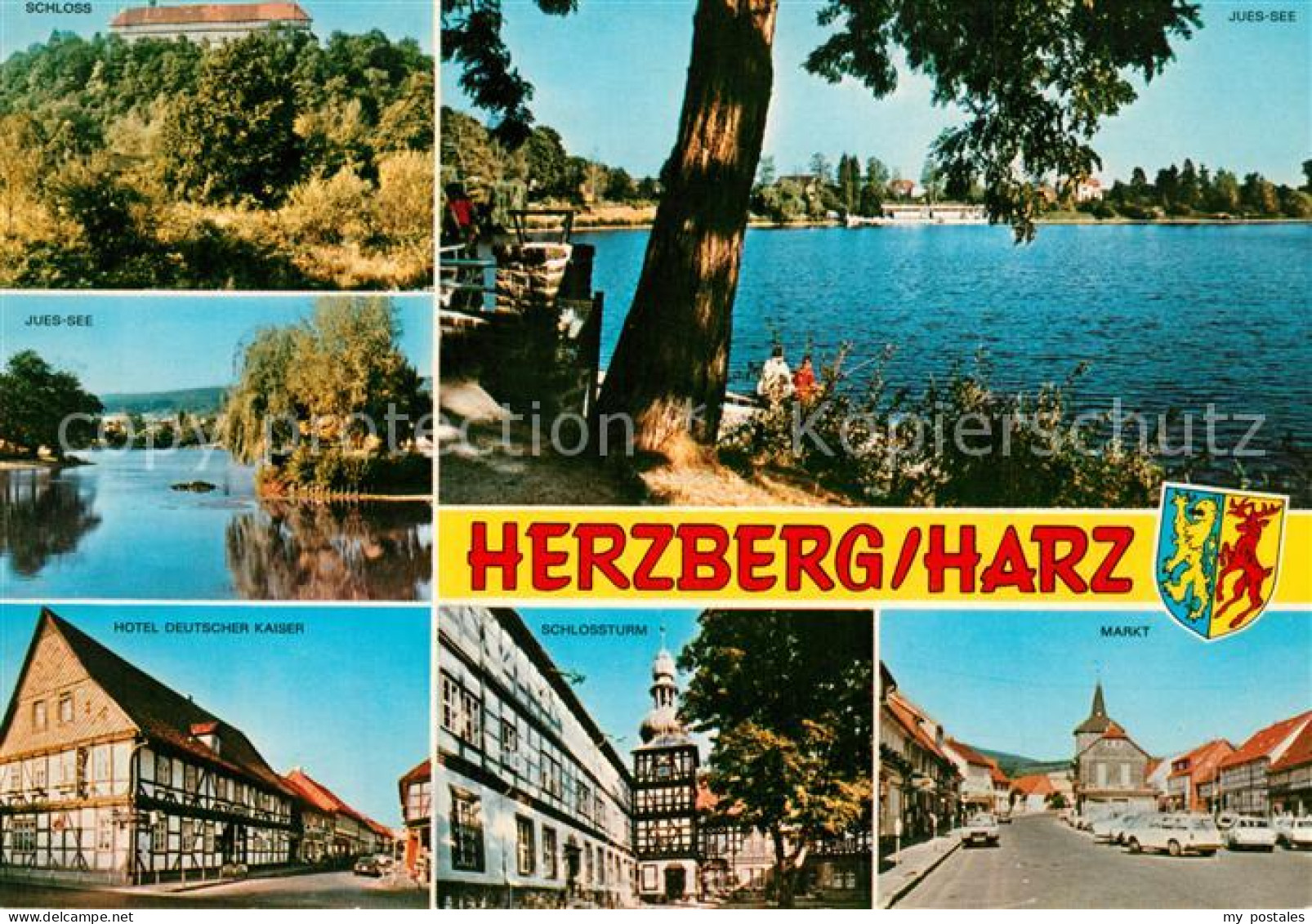 73268883 Herzberg Harz Schloss Juessee Hotel Deutscher Kaiser Schlossturm Markt  - Herzberg