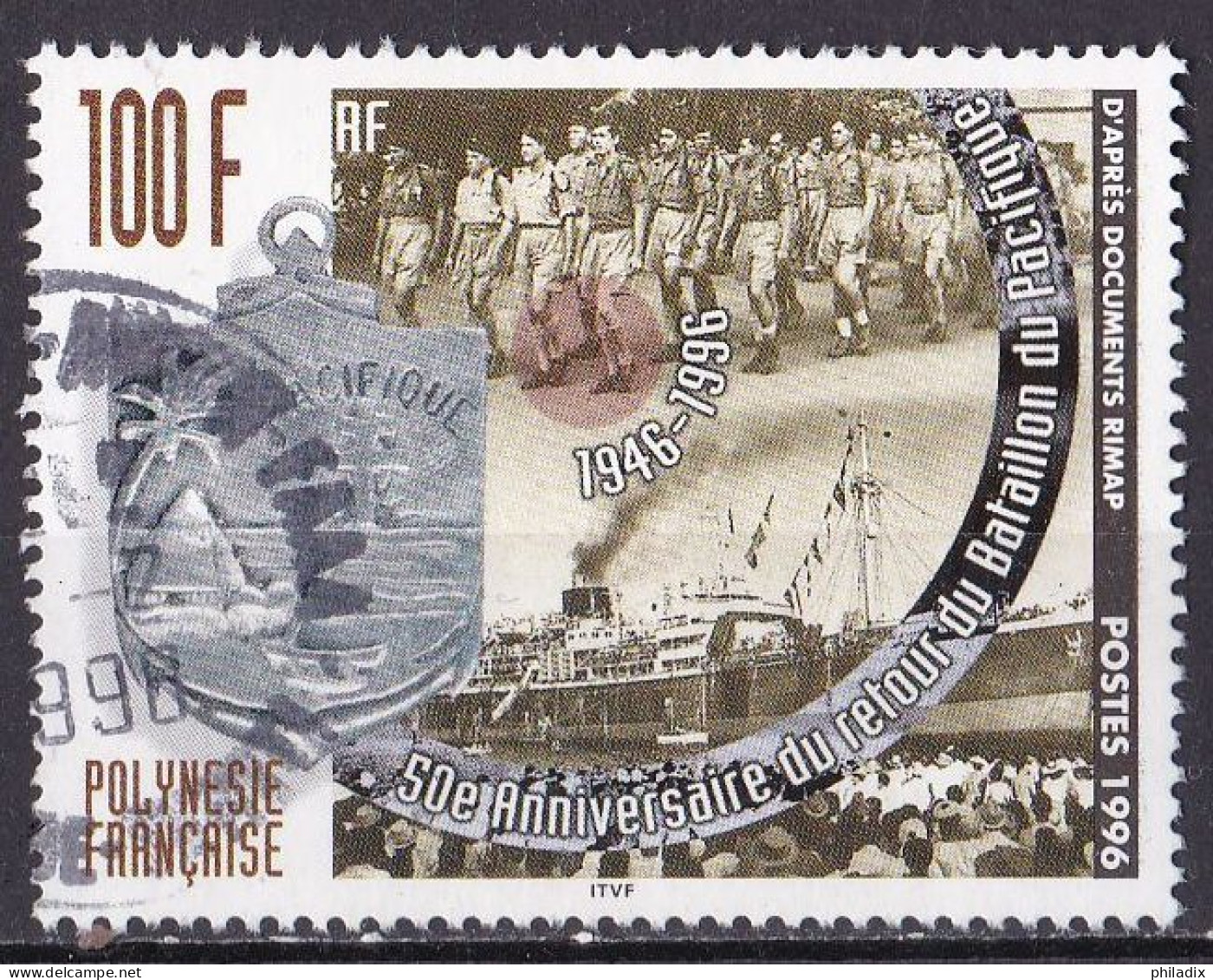 Französisch Polynesien Marke Von 1996 O/used (A5-11) - Used Stamps