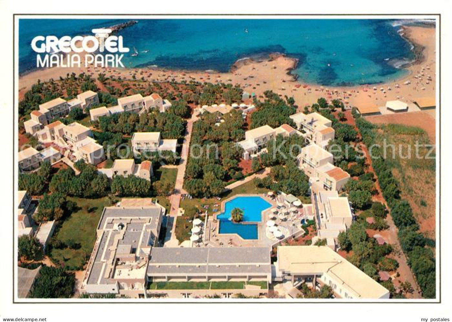 73268754 Crete Fliegeraufnahme Grecotel Malia Park Crete - Griechenland